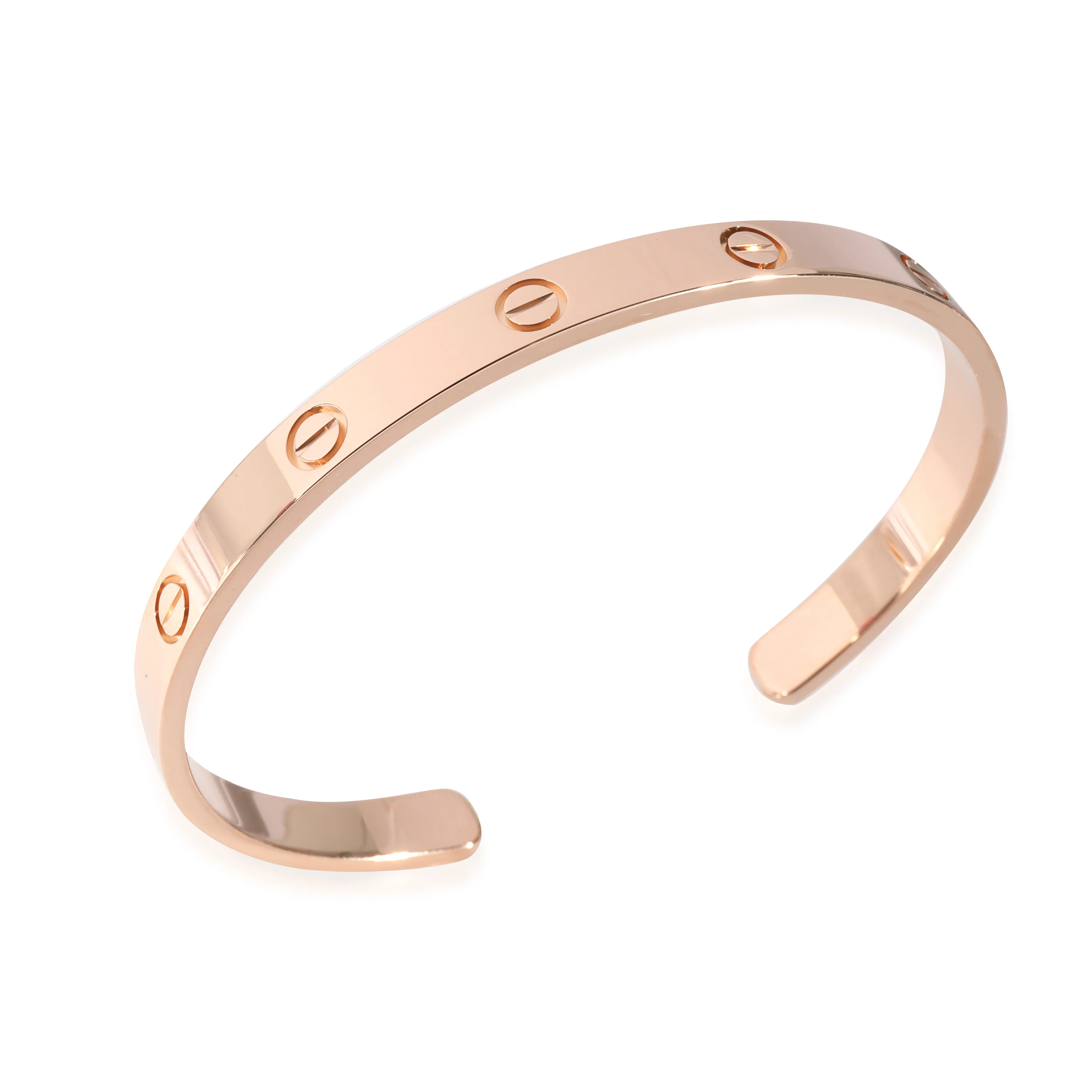 Cartier Love Cuff Bracelet (Rose Gold) - Image 4