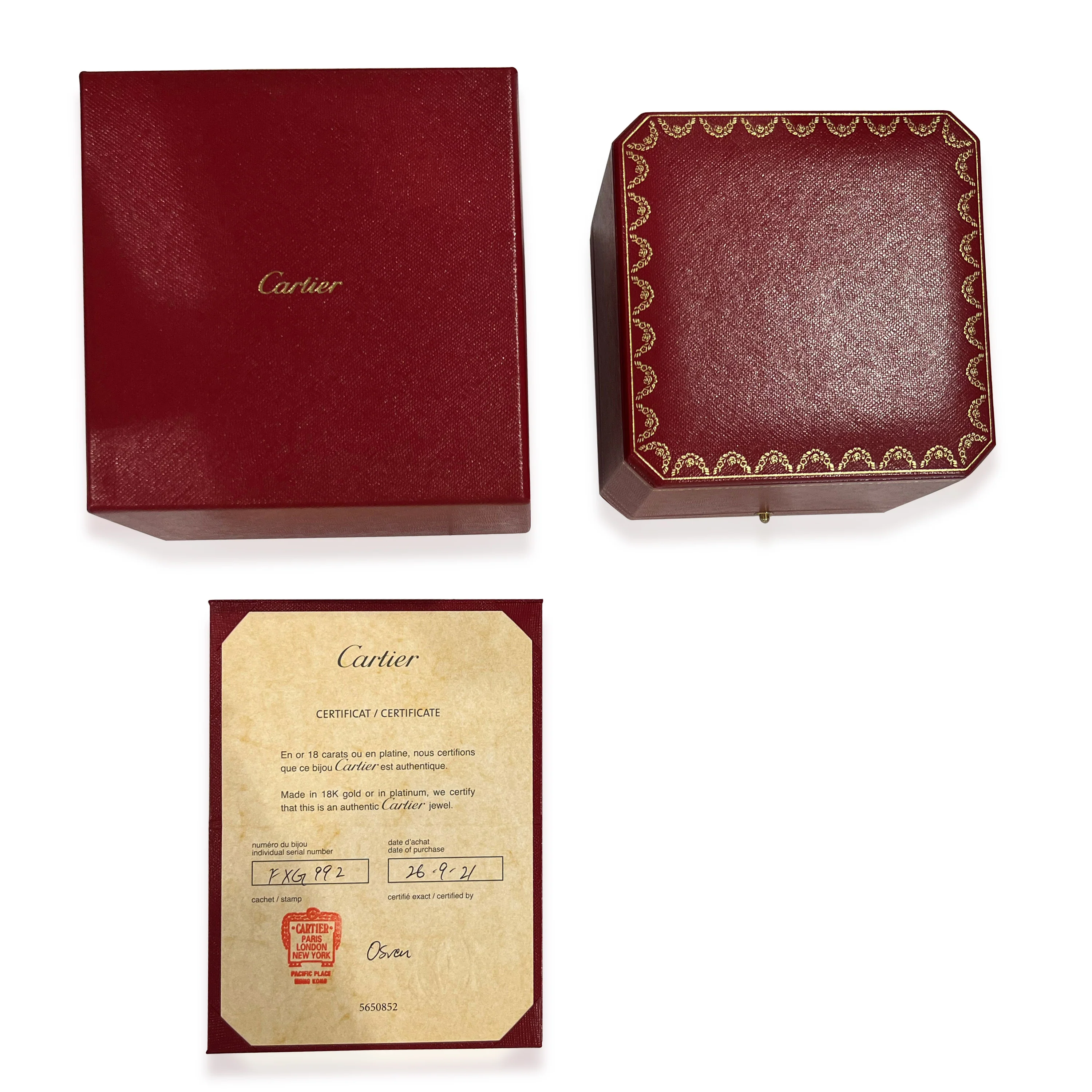 Cartier Love Cuff Bracelet (Rose Gold) - Image 5