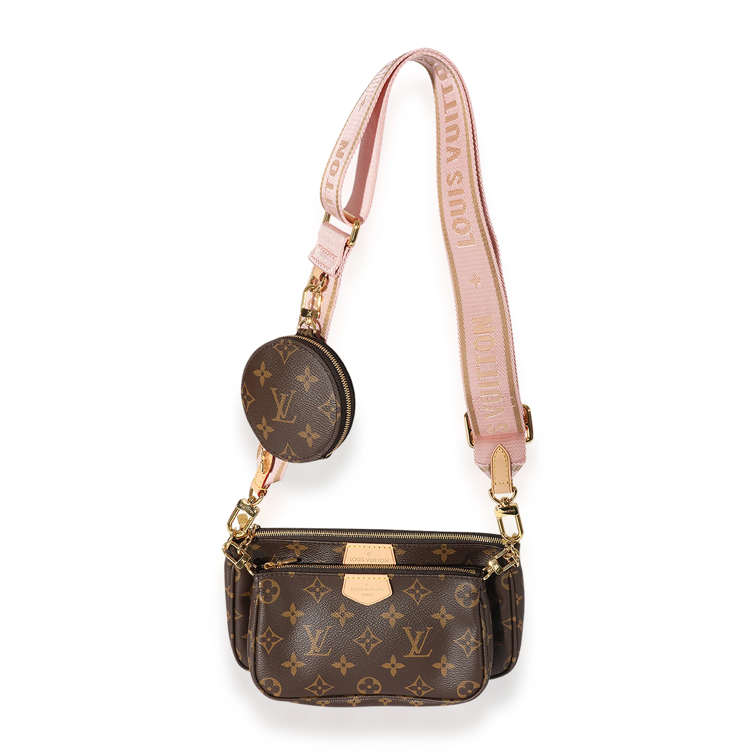 Louis Vuitton Monogram Canvas & Rose Clair Multi-Pochette Accessoires - Image 4