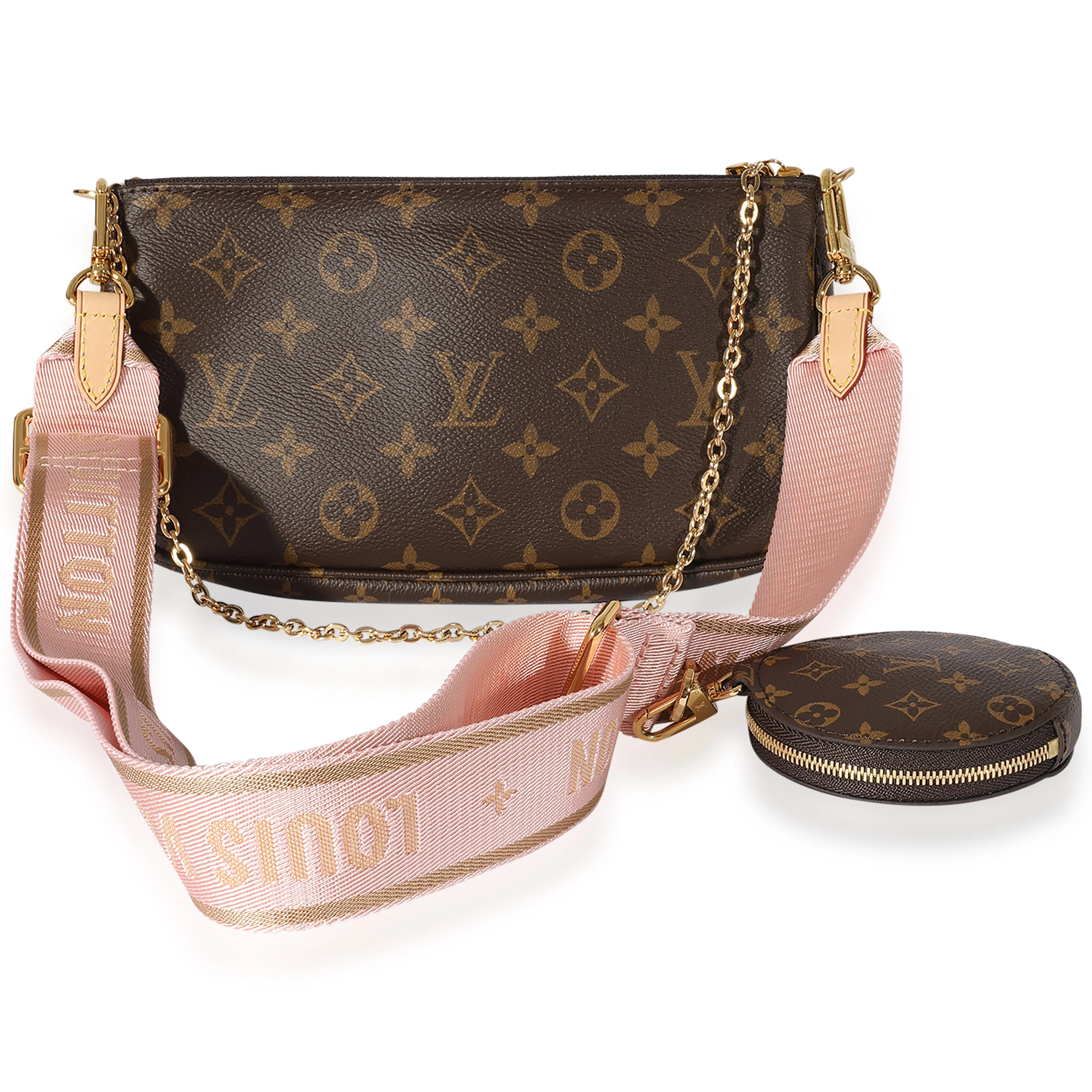 Louis Vuitton Monogram Canvas & Rose Clair Multi-Pochette Accessoires - Image 5
