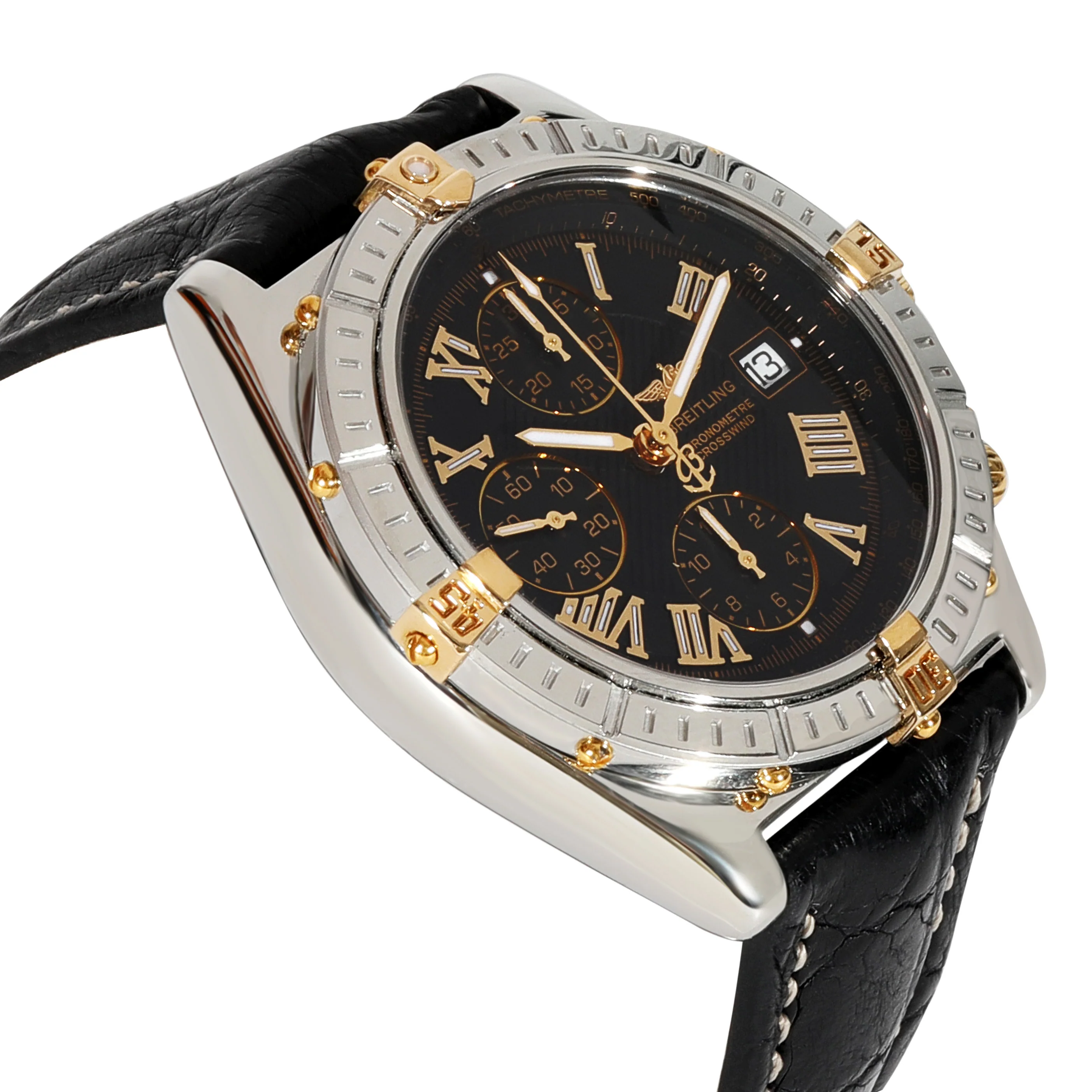 Breitling Crosswind B13355 Mens Watch in 18kt Stainless Steel/Yellow Gold - Image 2