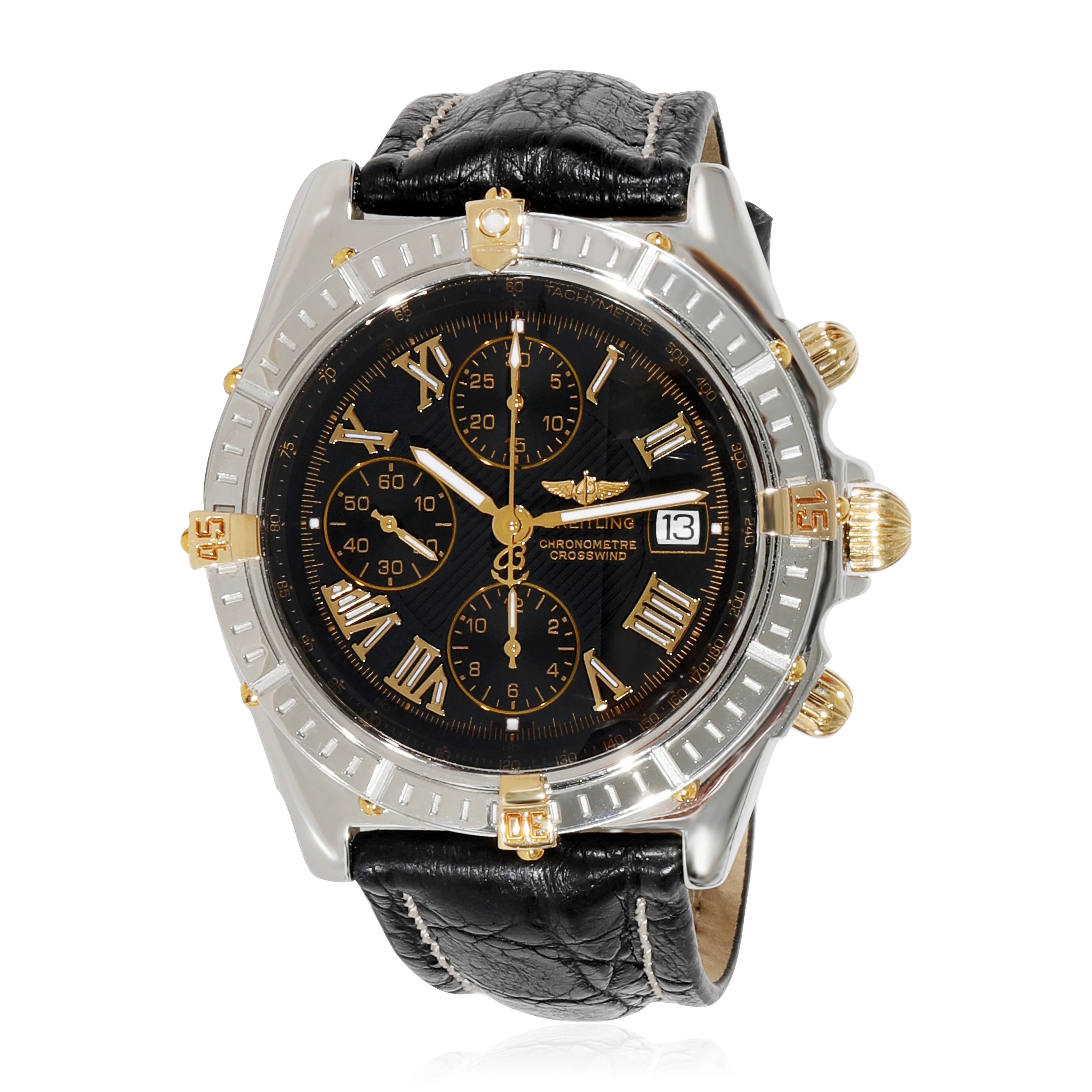 Breitling Crosswind B13355 Mens Watch in 18kt Stainless Steel/Yellow Gold - Image 6