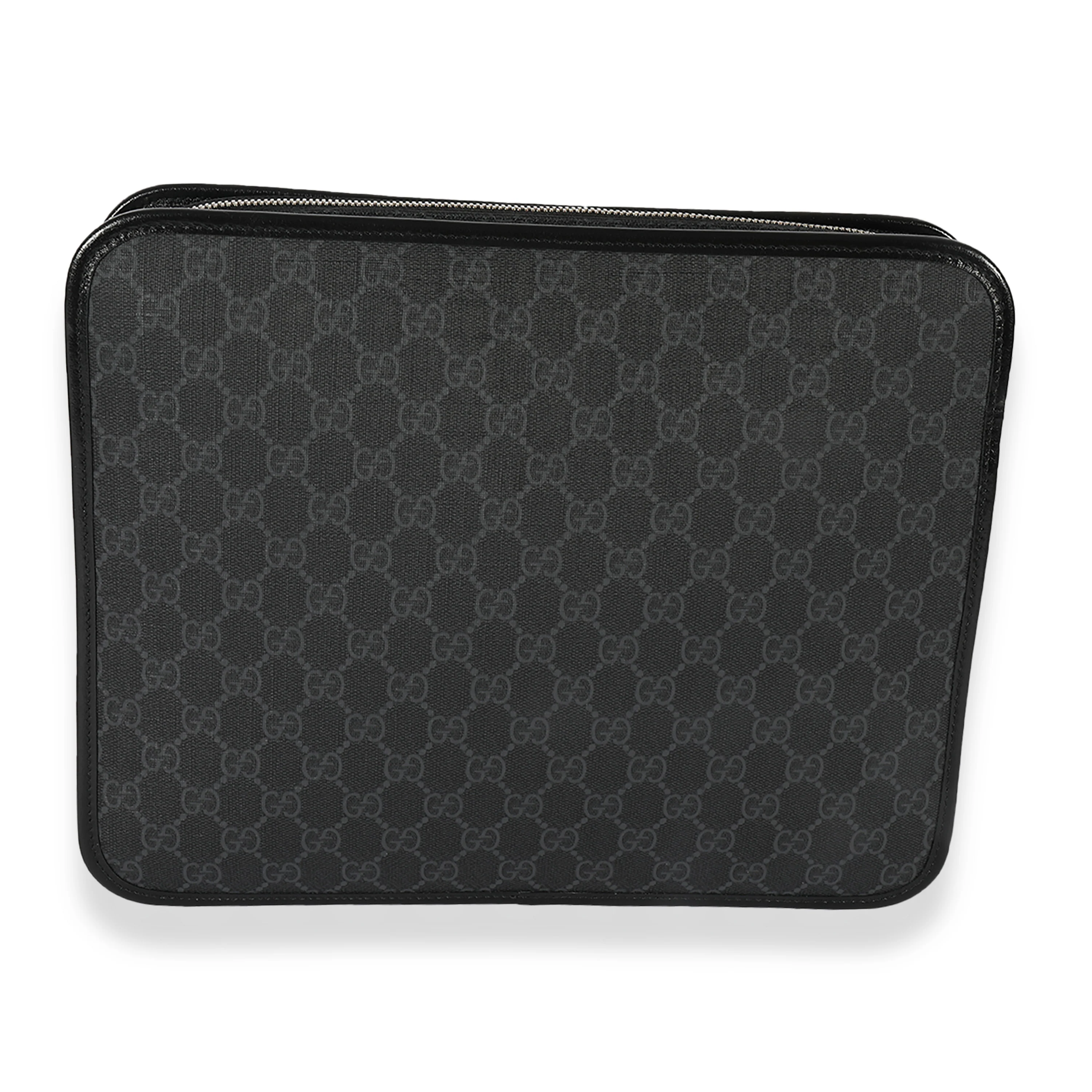 Gucci Black GG Supreme Document Case - Image 3