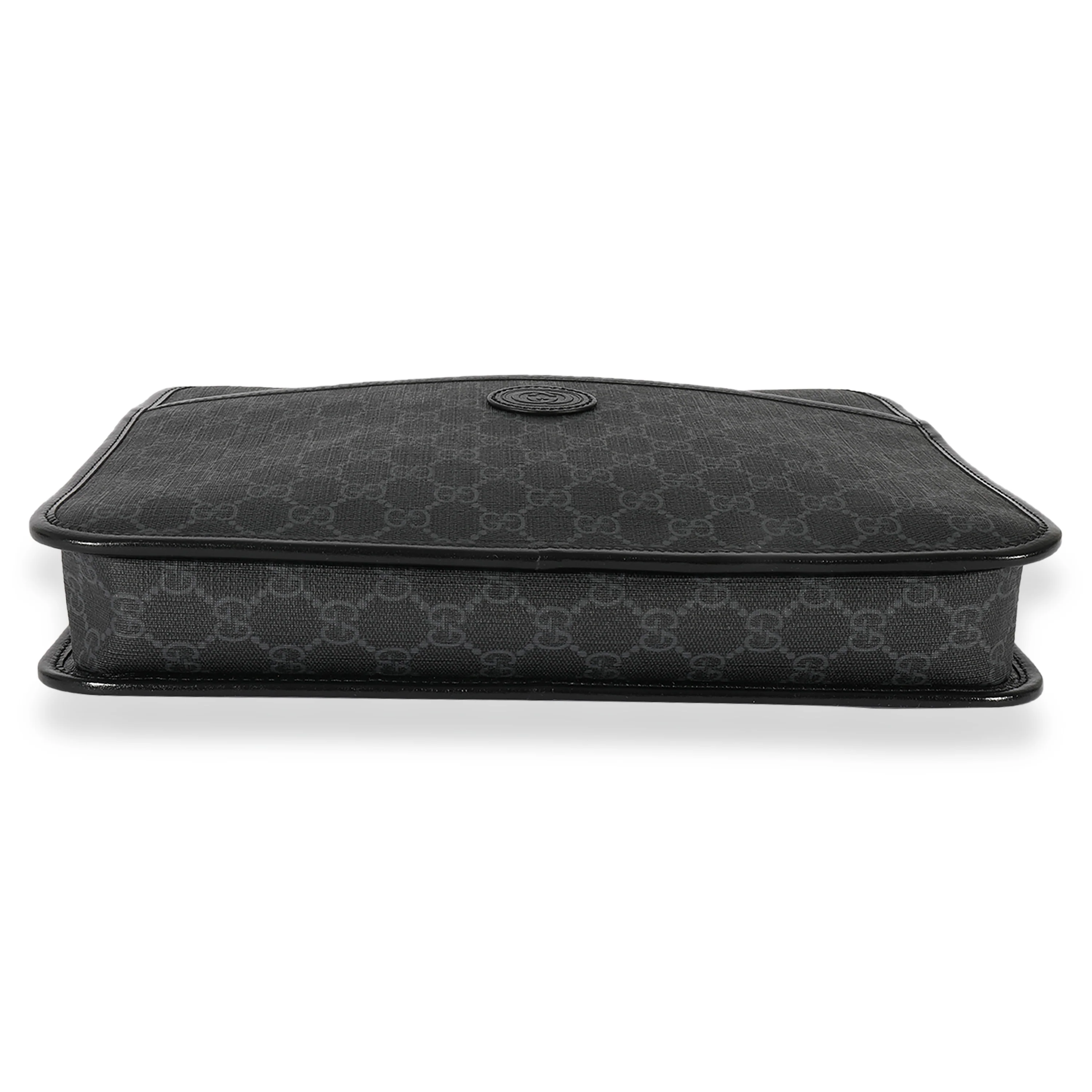 Gucci Black GG Supreme Document Case - Image 5