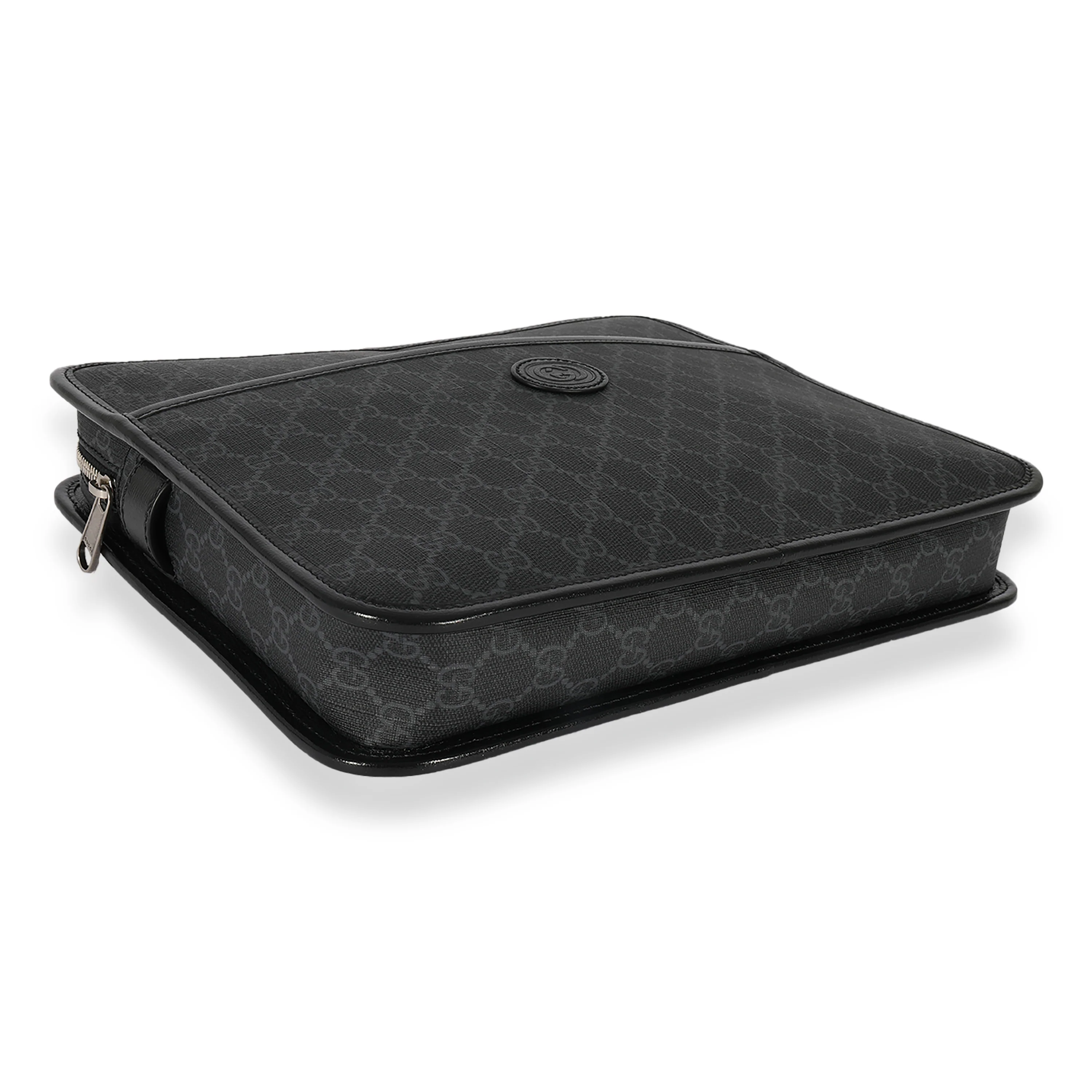 Gucci Black GG Supreme Document Case - Image 6