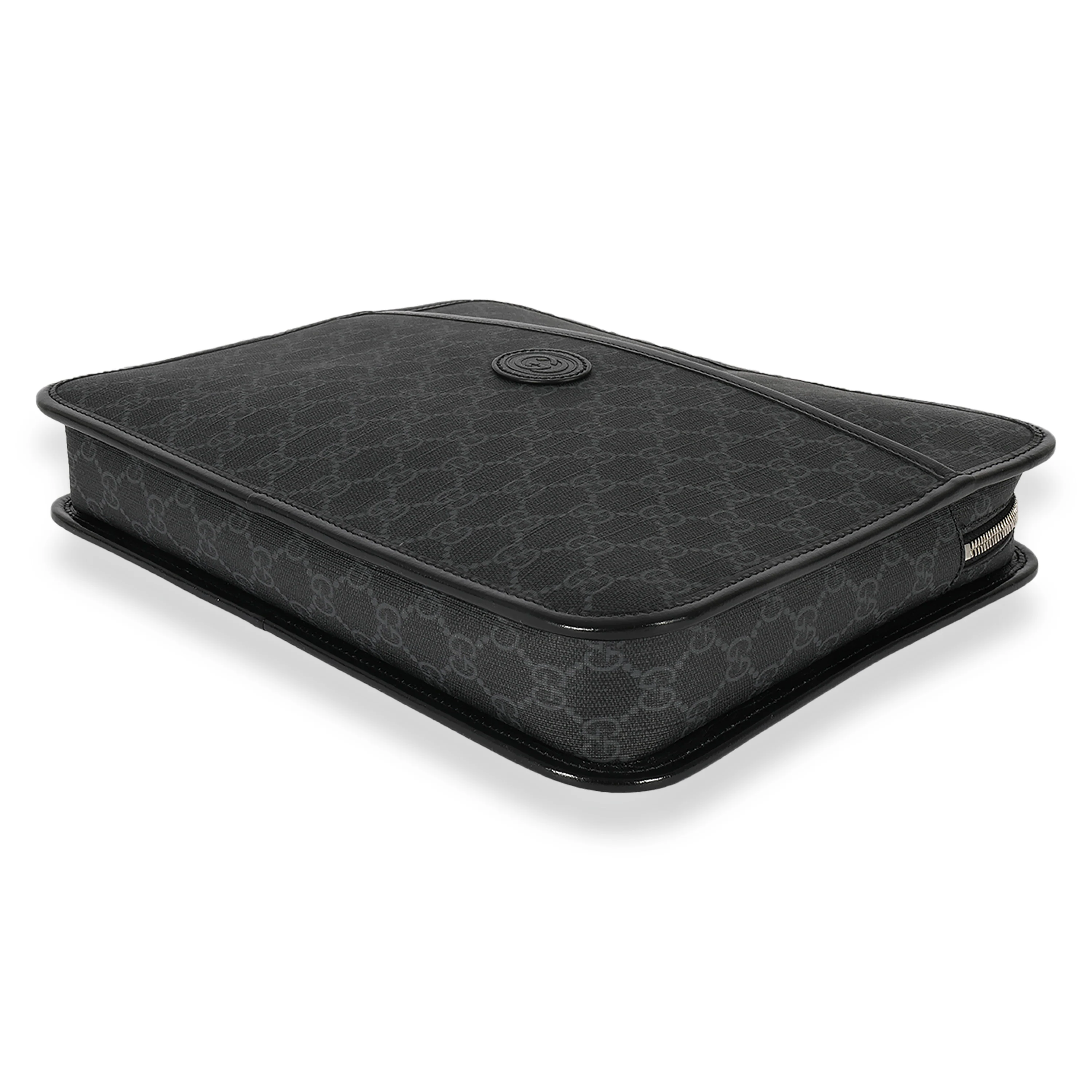 Gucci Black GG Supreme Document Case - Image 7