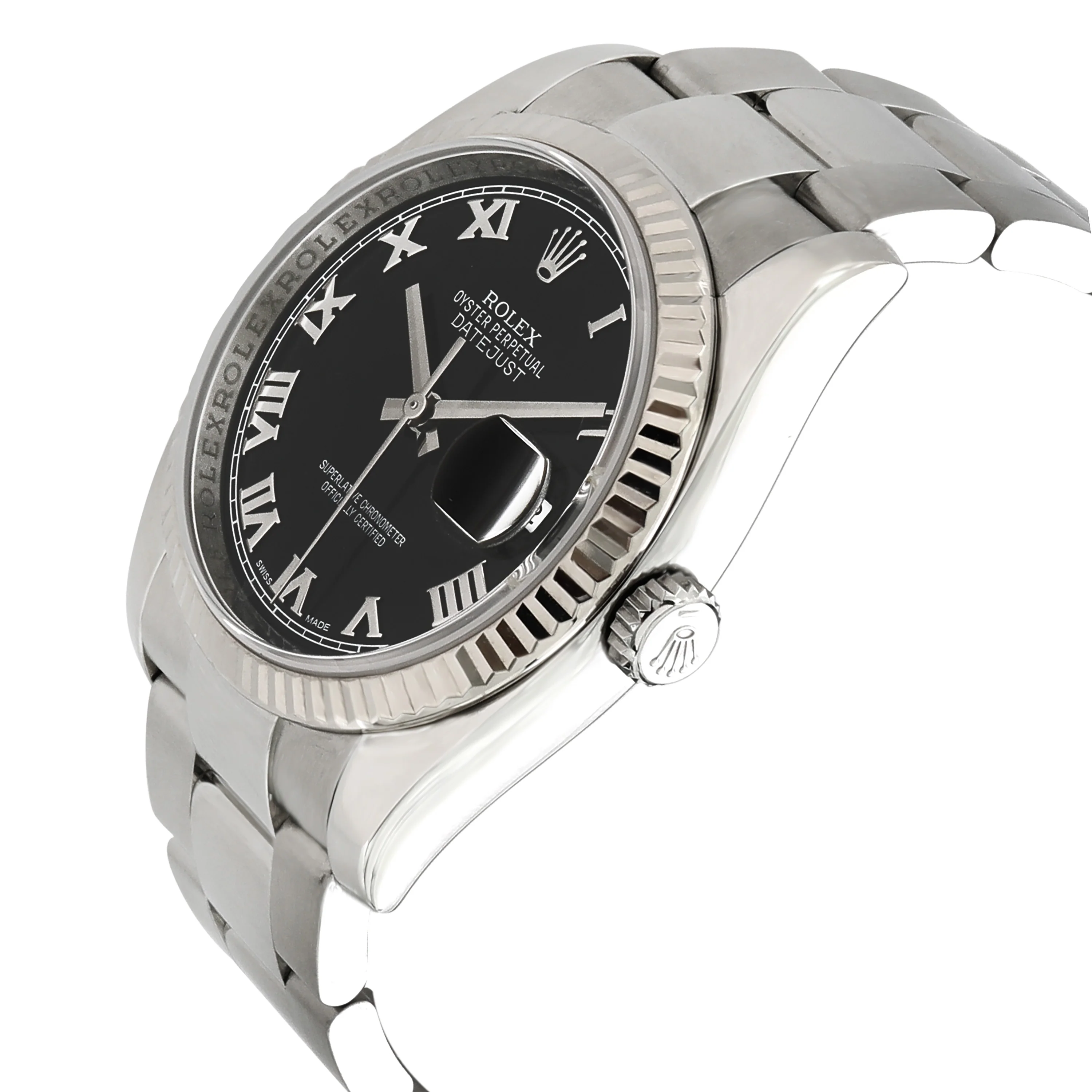 Rolex Datejust 126234 Unisex Watch in 18kt Stainless Steel/White Gold - Image 3