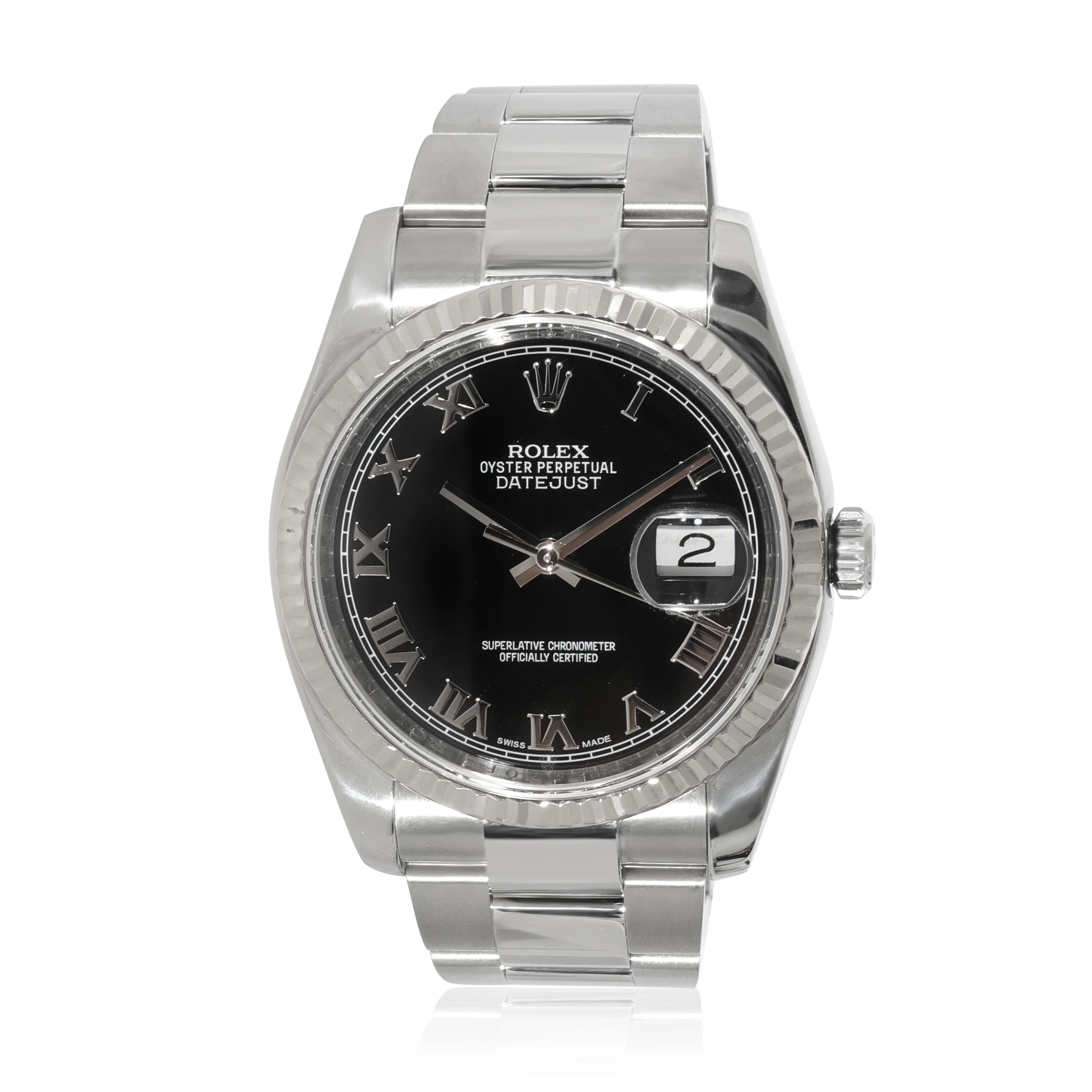 Rolex Datejust 126234 Unisex Watch in 18kt Stainless Steel/White Gold - Image 6