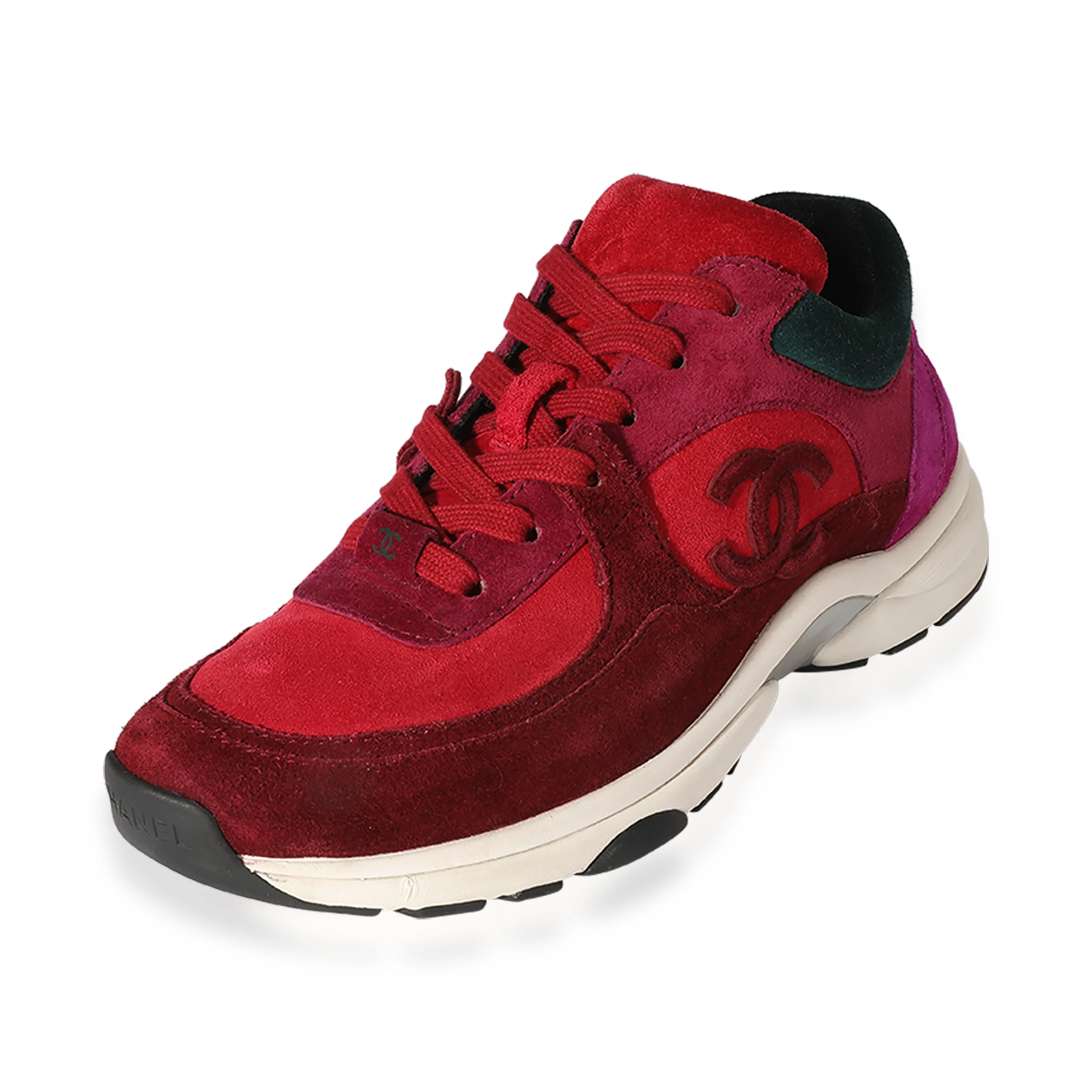 Chanel Wmns Sneaker Burgundy Red - Image 2