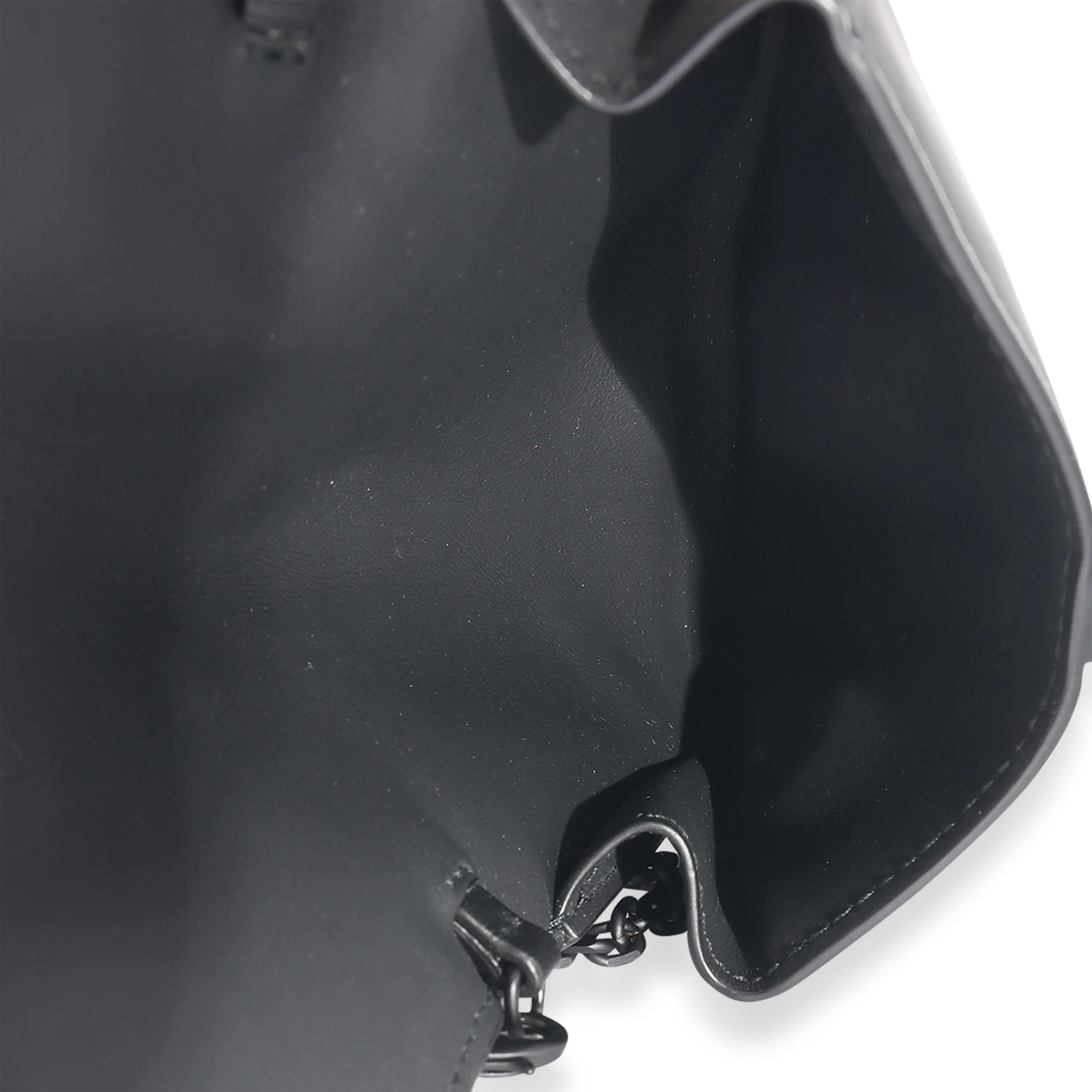 Dior Black Ultra Matte Calfskin Saddle Belt Pouch - Image 9