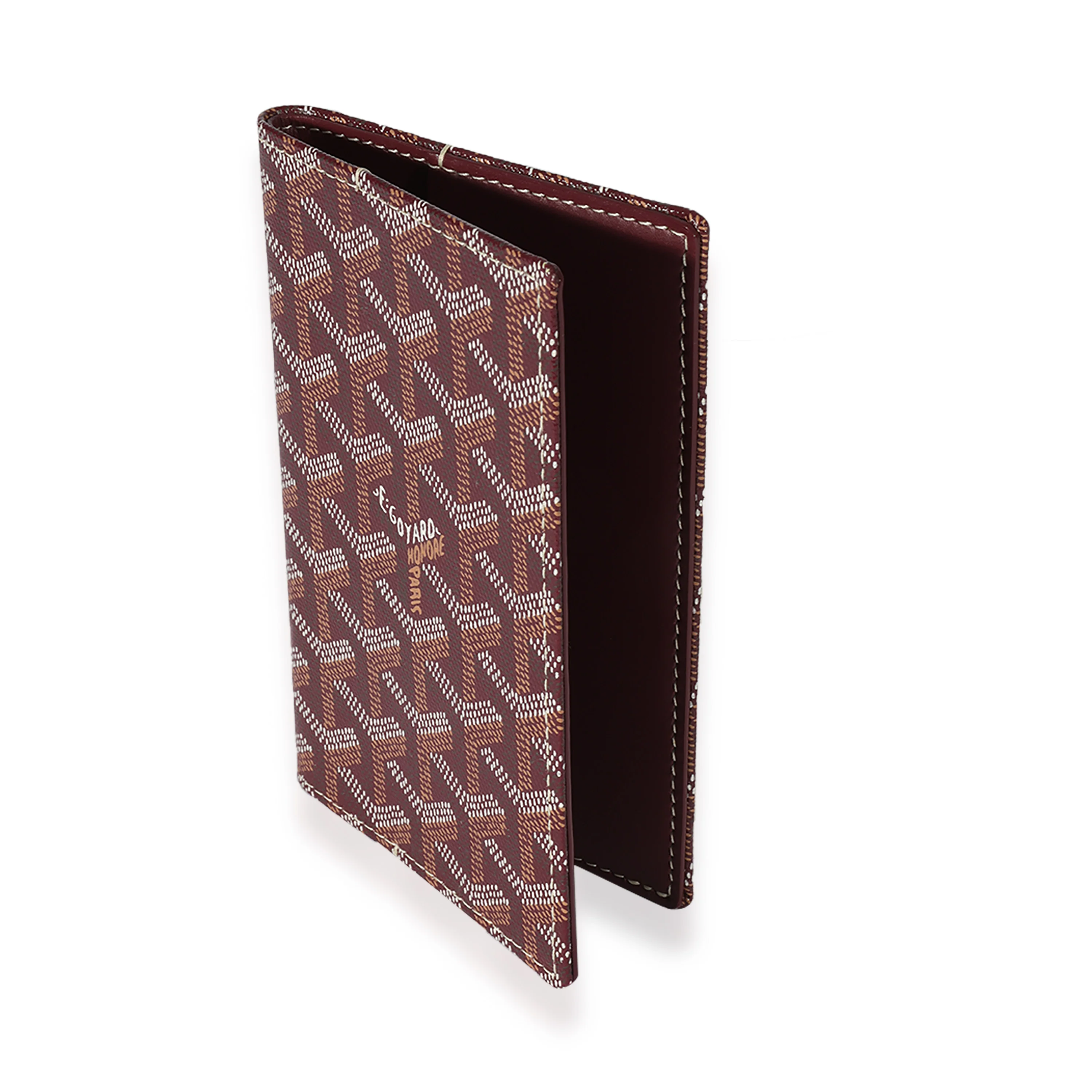 Goyard Burgundy Goyardine Couverture Castiglione Agenda Cover - Image 2