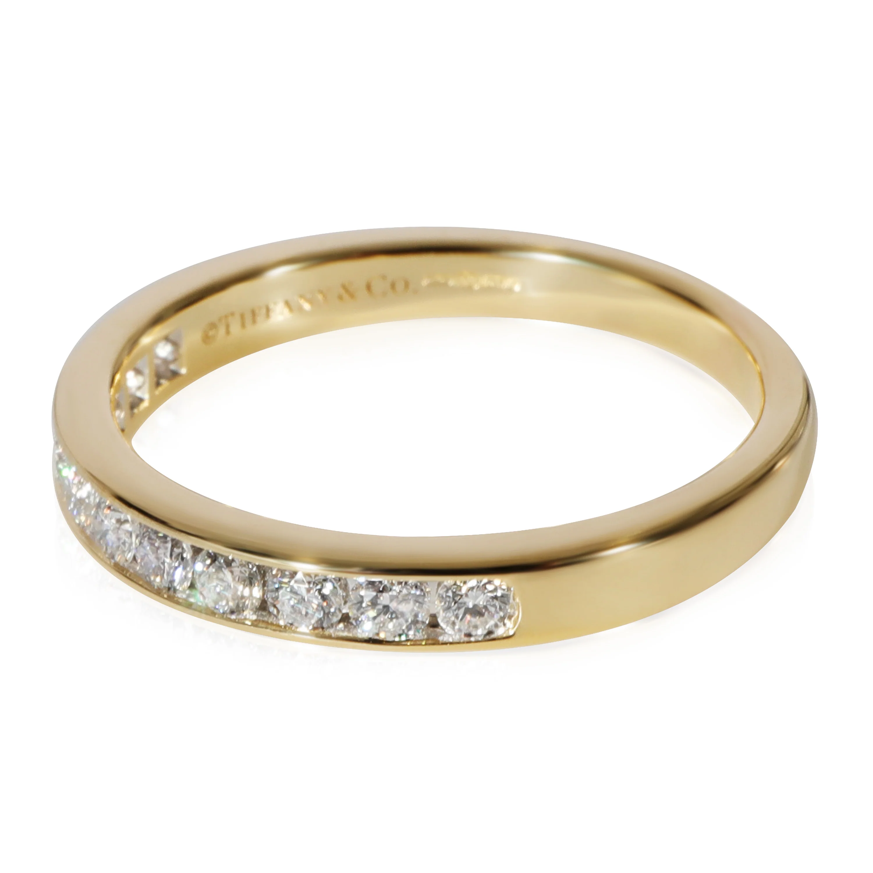 Diamond Wedding Band in 18k Yellow Gold 0.39 CTW - Image 2