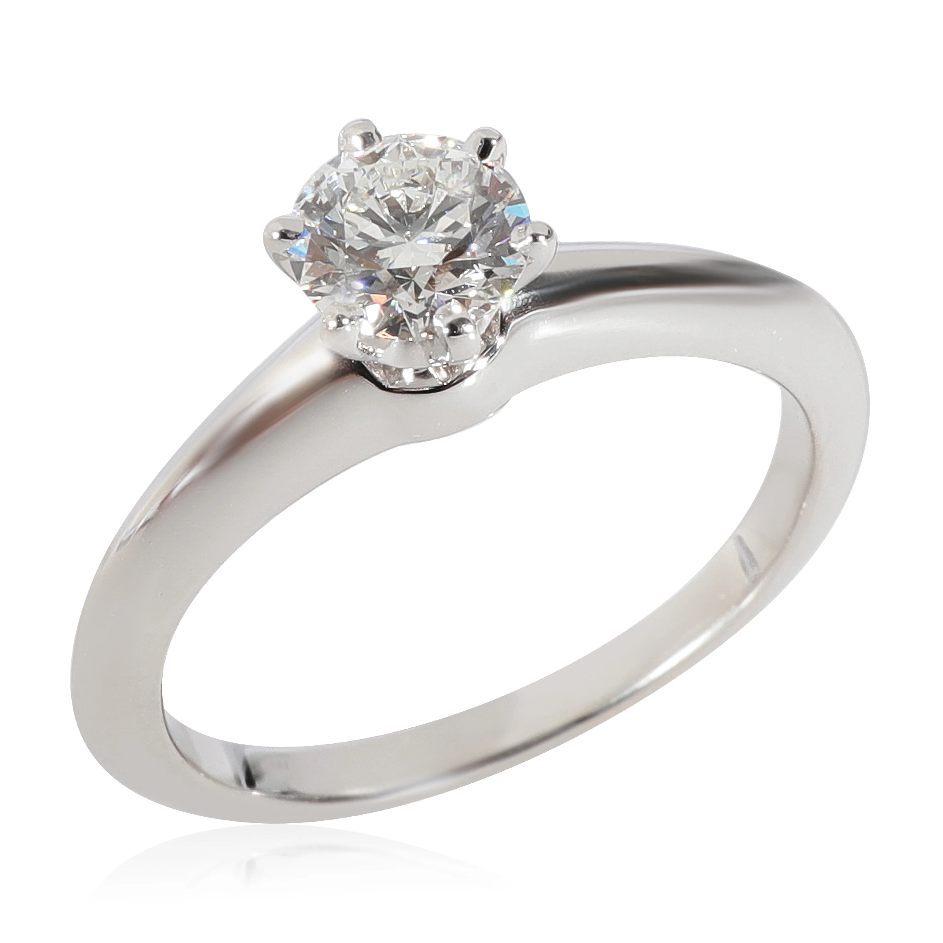Tiffany Setting Diamond Solitaire Ring in 950 Platinum H VS2 0.58 - Image 5