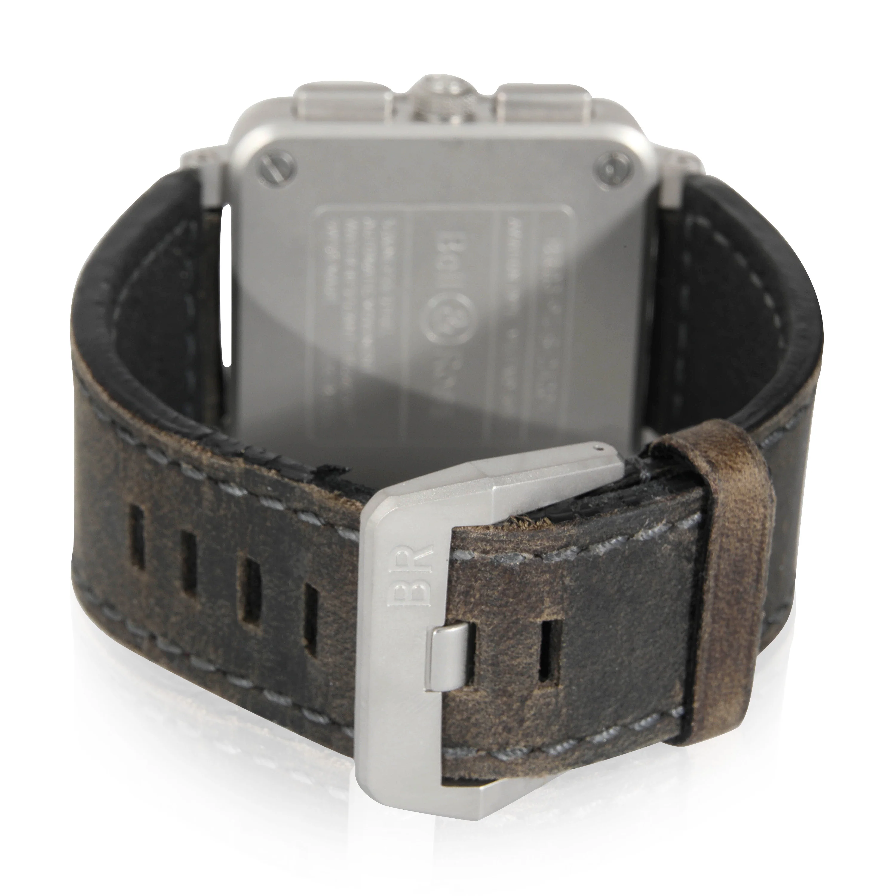 Bell & Ross Horolum BR0394-GR-ST/SCA Mens Watch in Stainless Steel - Image 4