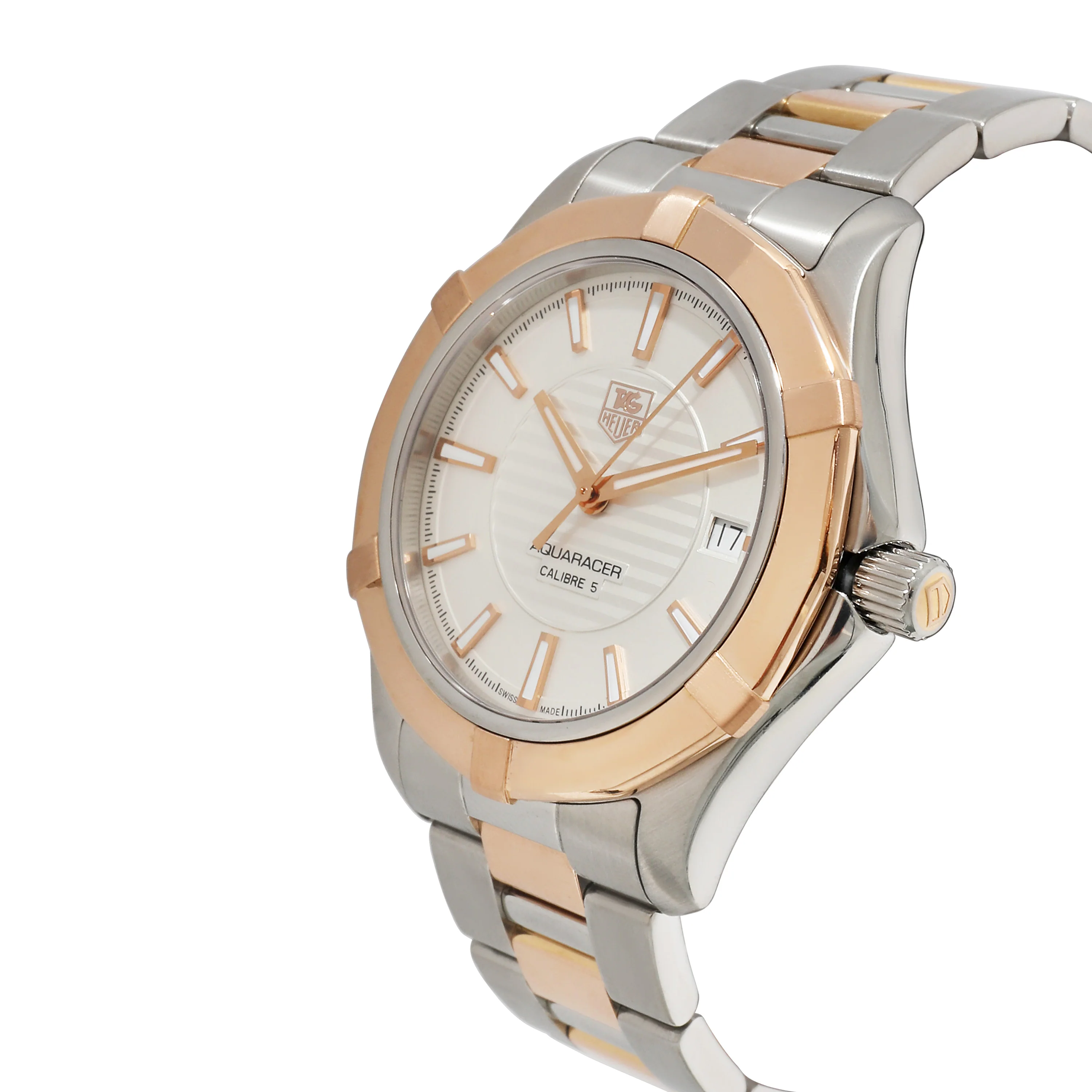 Aquaracer WAP2150.BD0885 Mens Watch in  Stainless Steel/Rose Gold - Image 3