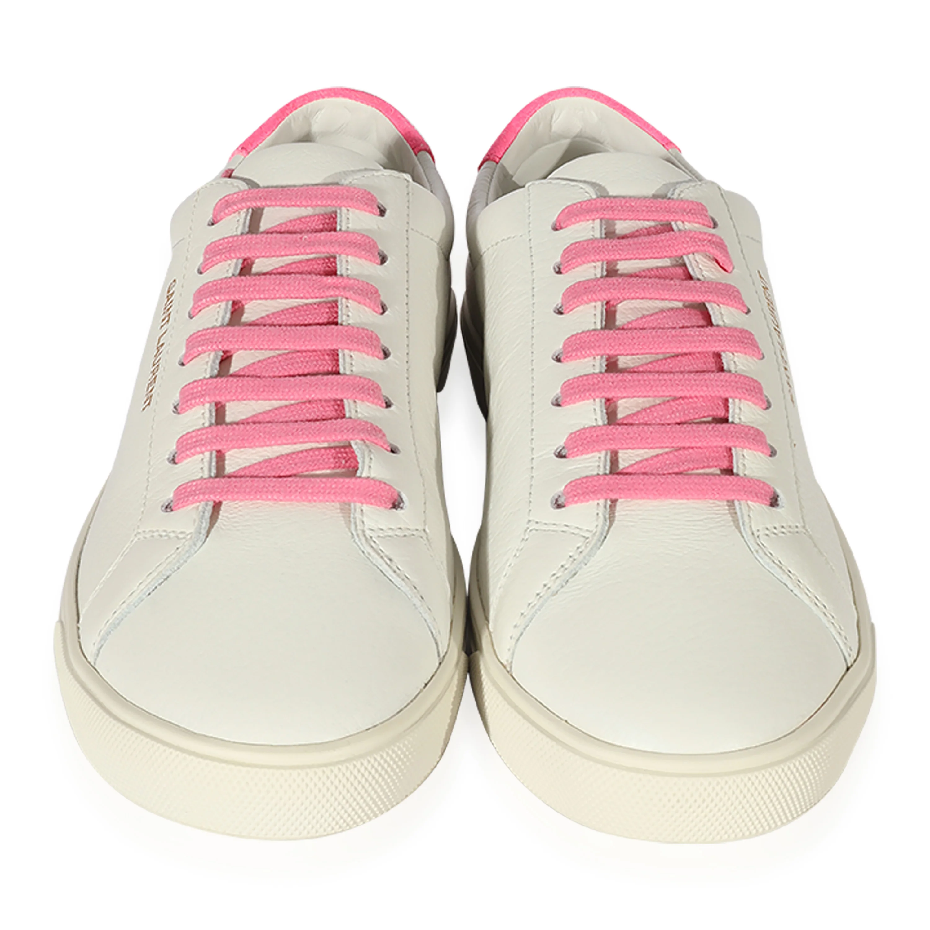Saint Laurent Wmns Andy White Fuxia fluo - Image 3