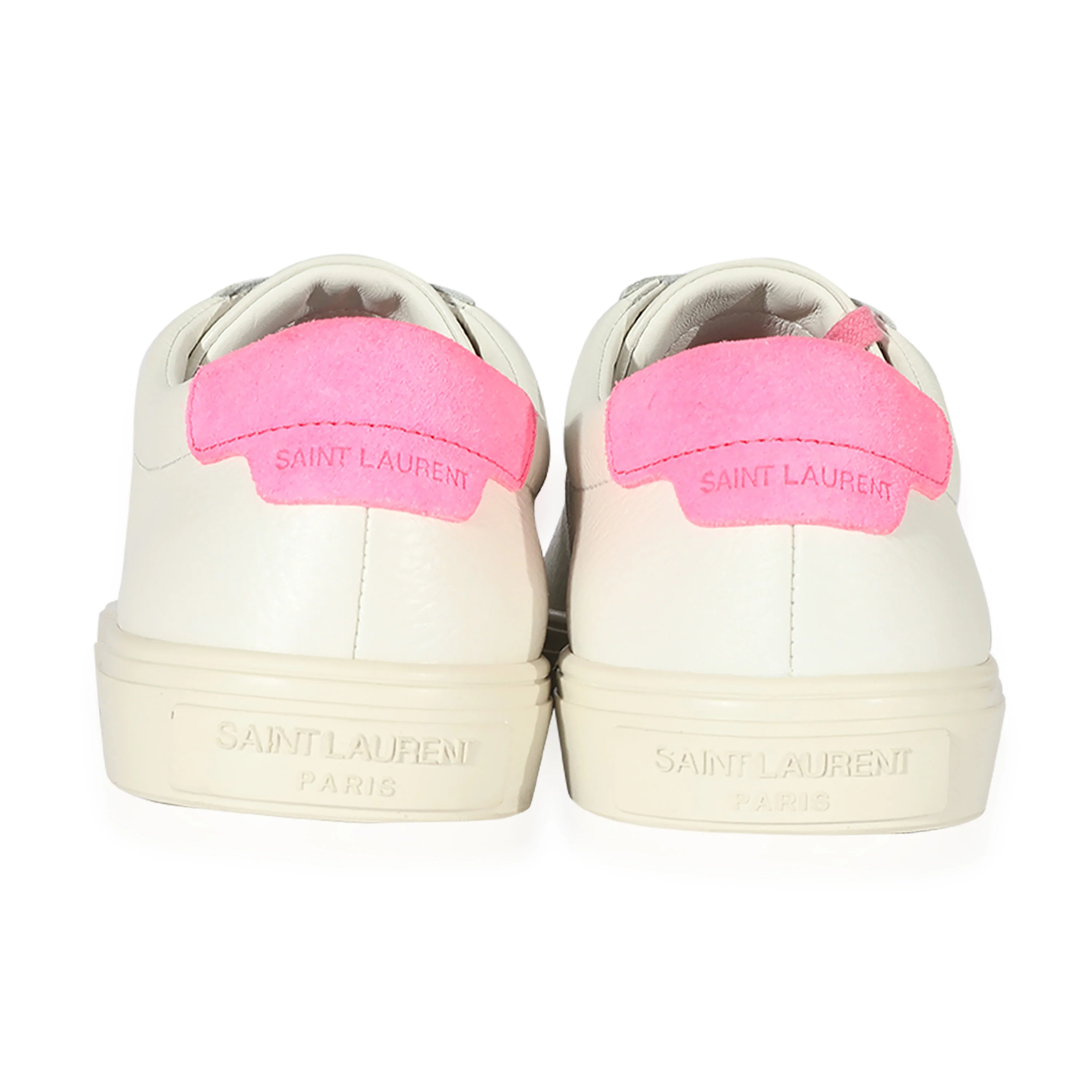 Saint Laurent Wmns Andy White Fuxia fluo - Image 4
