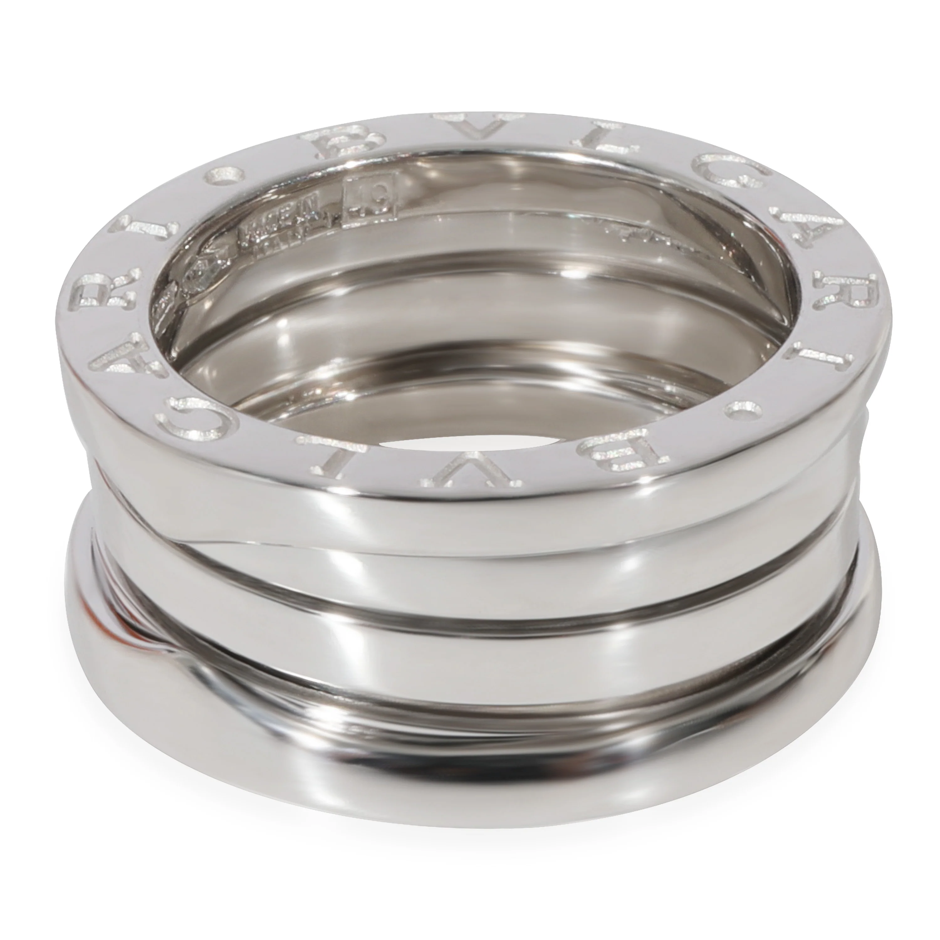 B.Zero1 Three-Band Band in 18K White Gold - Image 2