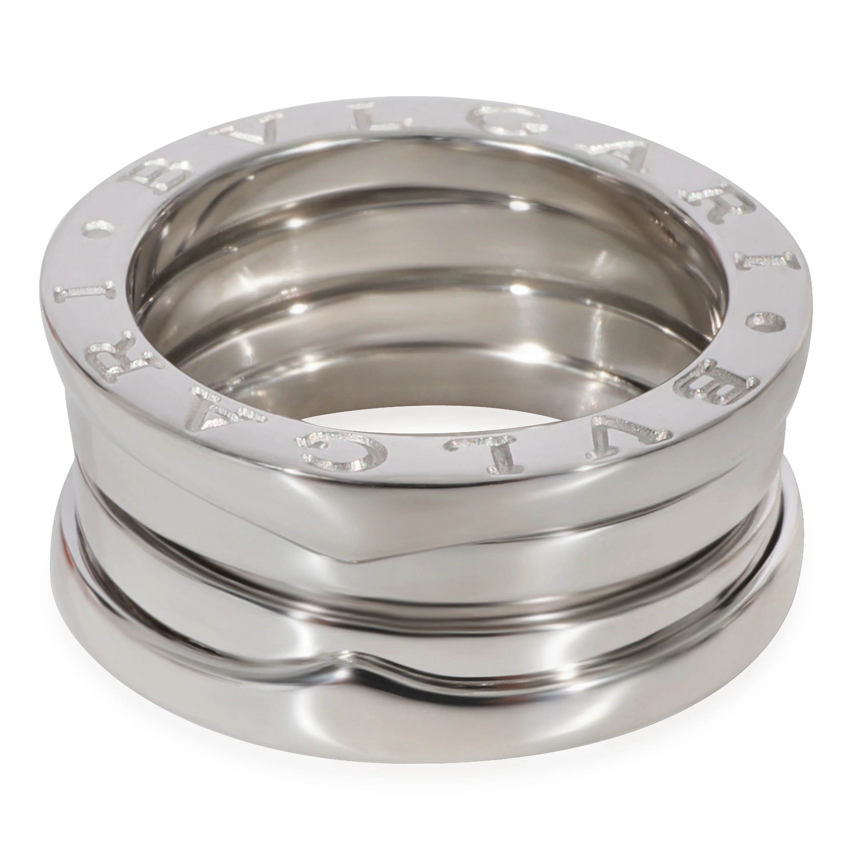 B.Zero1 Three-Band Band in 18K White Gold - Image 3
