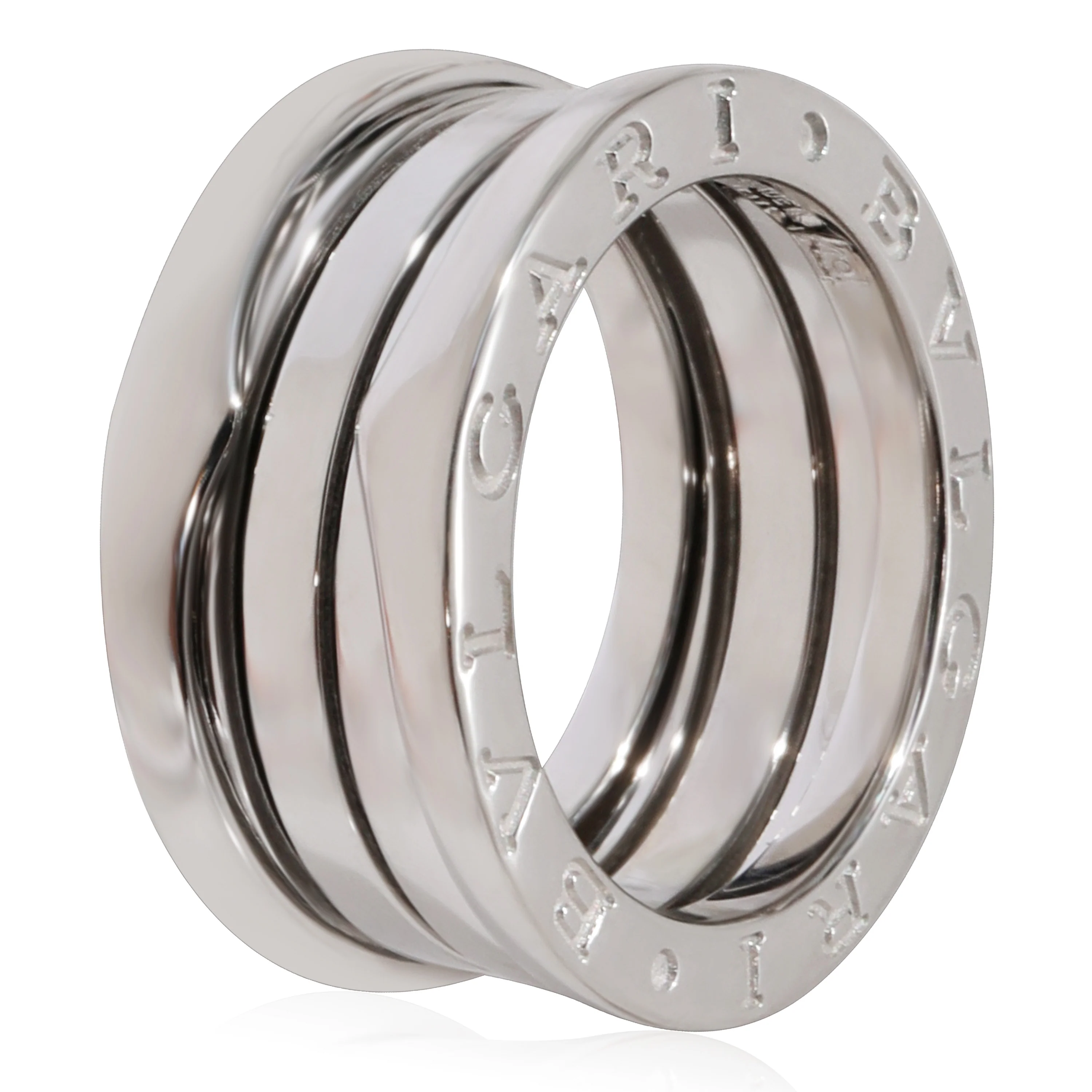 B.Zero1 Three-Band Band in 18K White Gold - Image 4