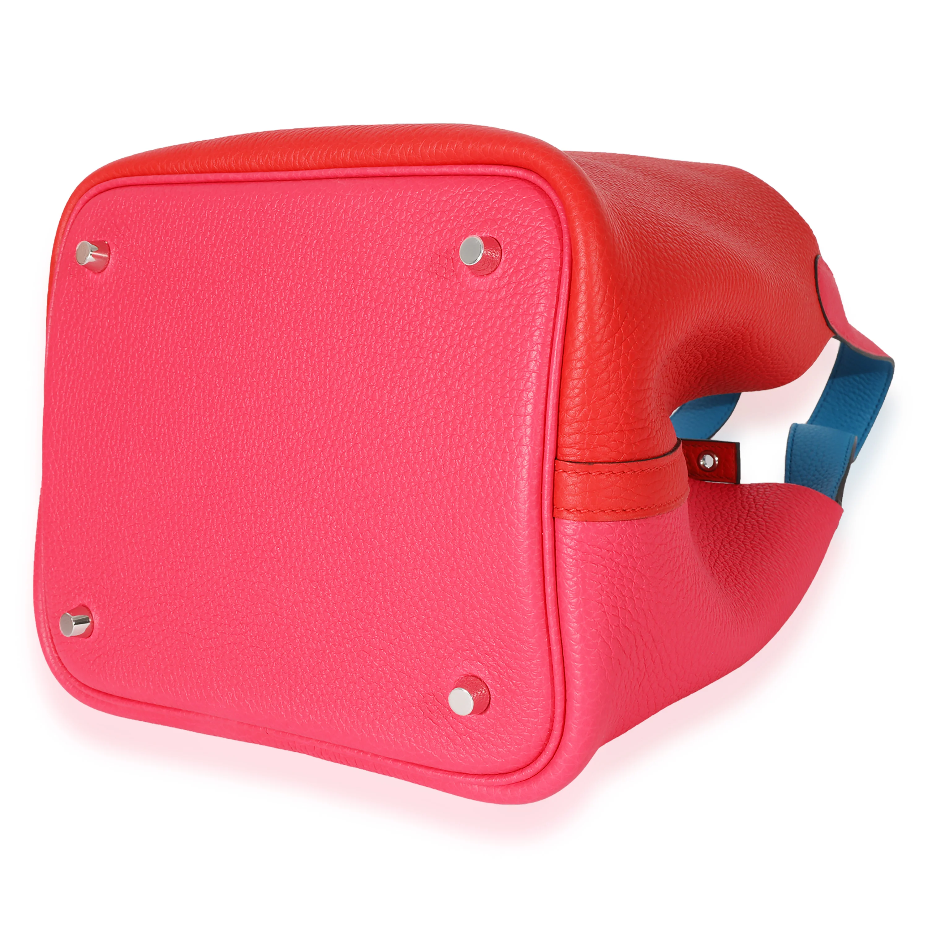 Hermès Rouge Coeur Rose Extreme Zanzibar Clemence Picotin Lock 22 - Image 6