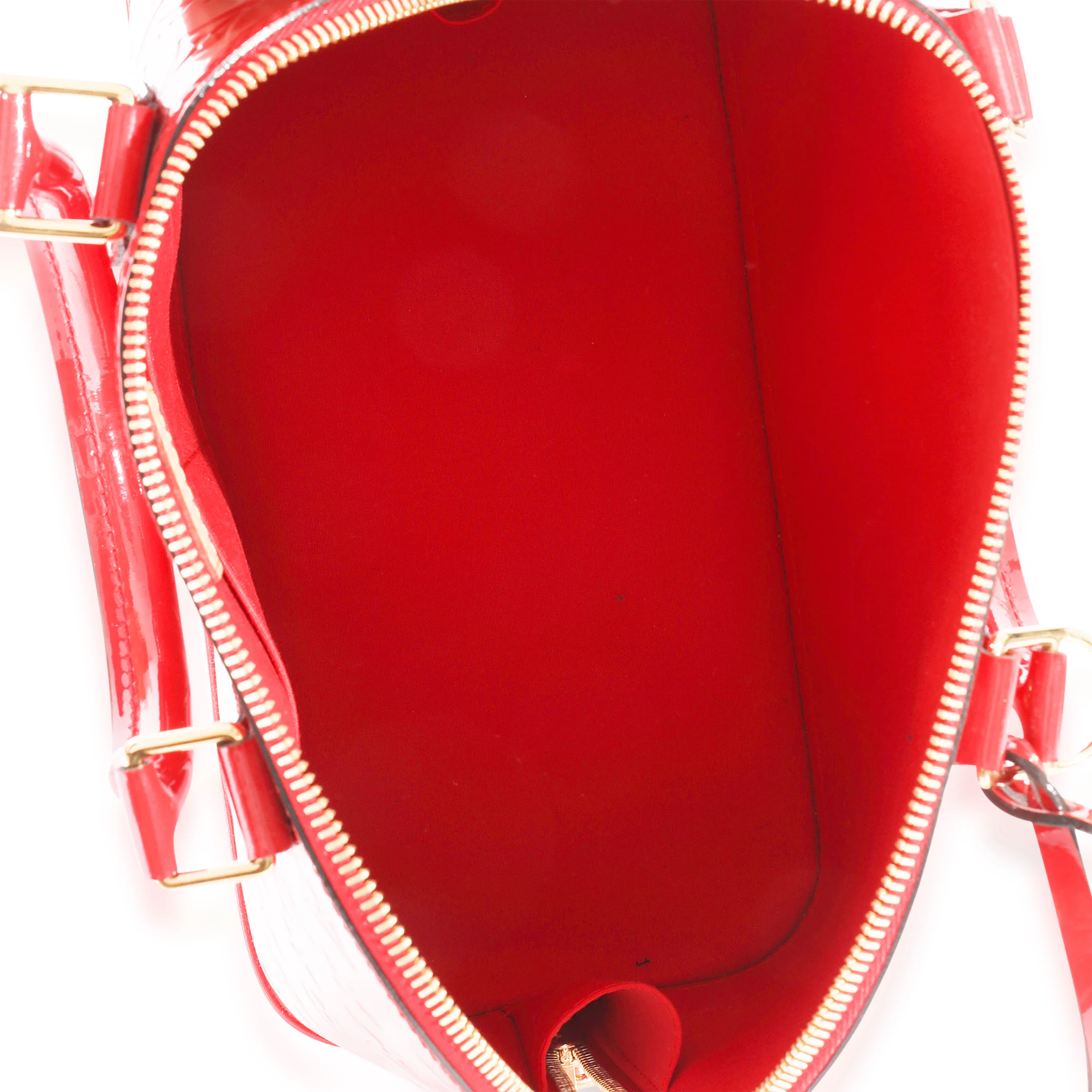 Louis Vuitton Cerise Vernis Alma PM - Image 4
