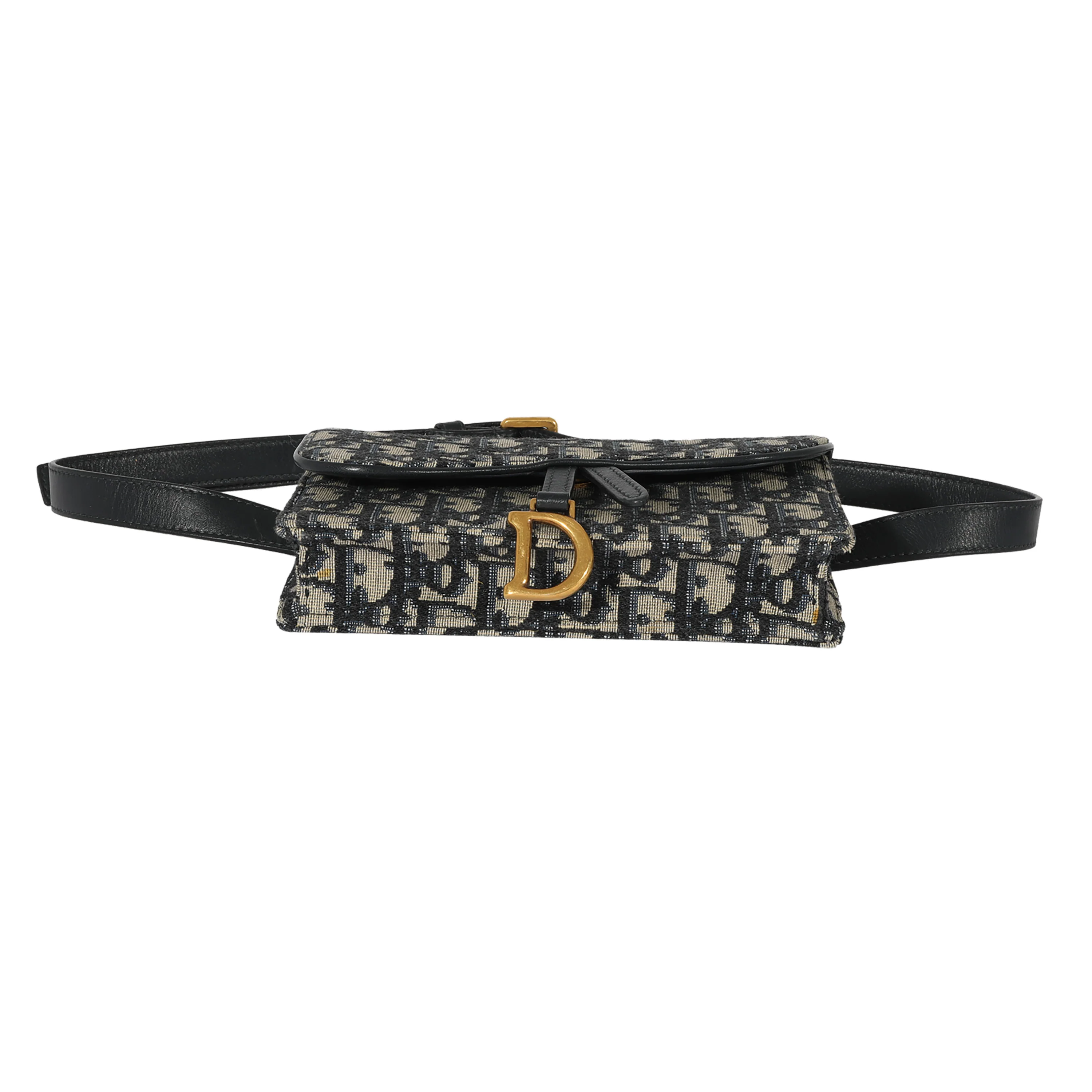 Dior Oblique Canvas Saddle Belt Pouch - Image 5