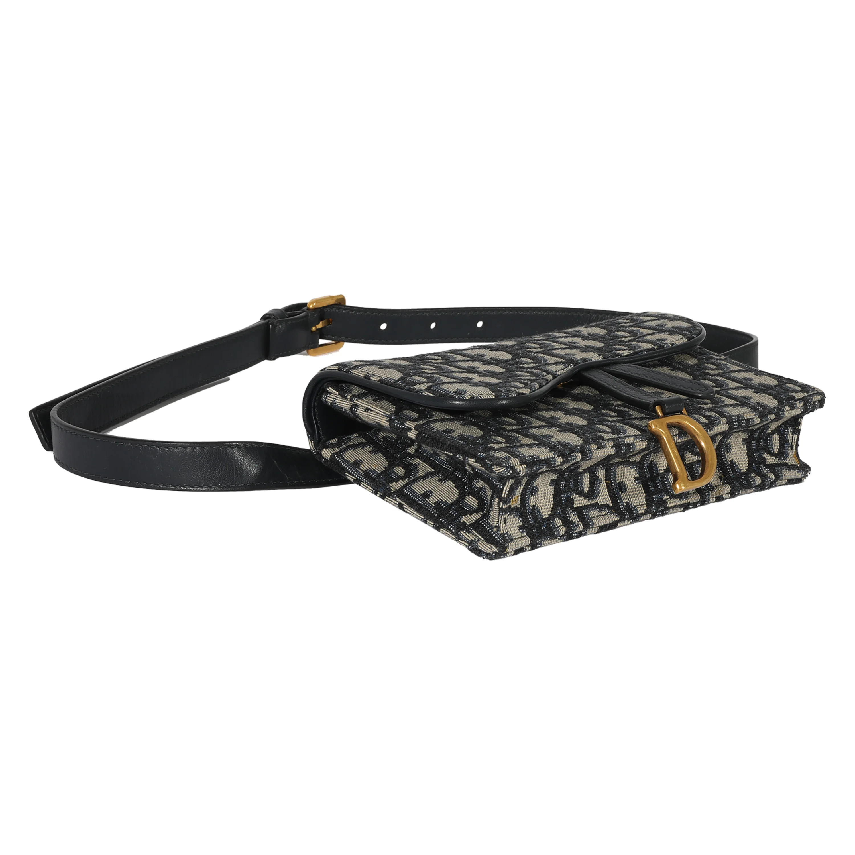 Dior Oblique Canvas Saddle Belt Pouch - Image 6