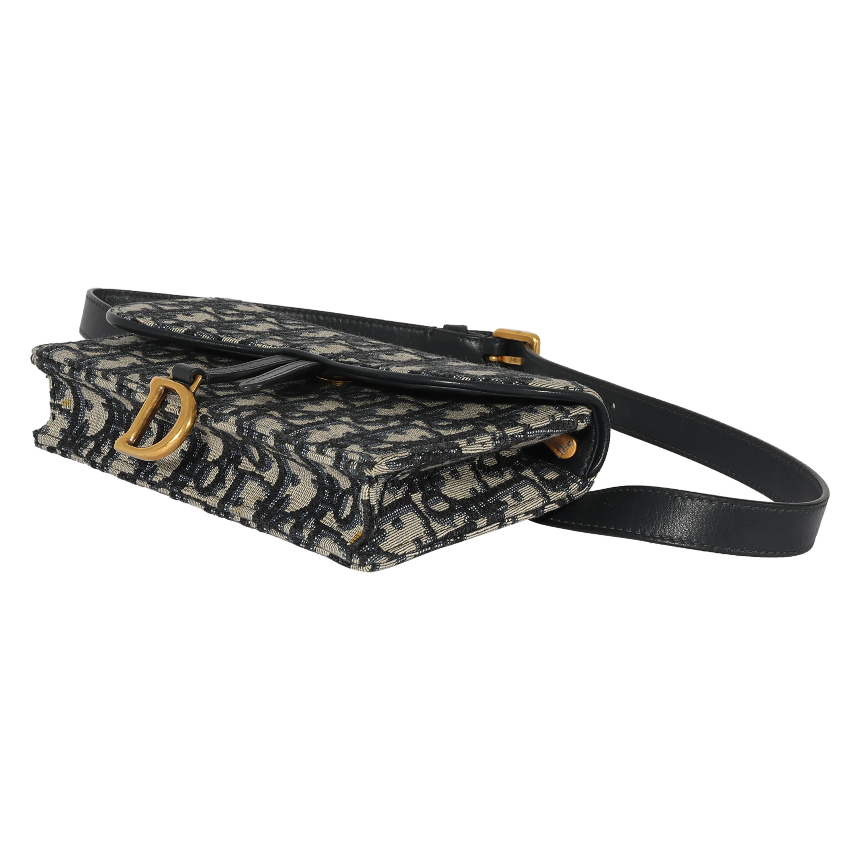 Dior Oblique Canvas Saddle Belt Pouch - Image 7