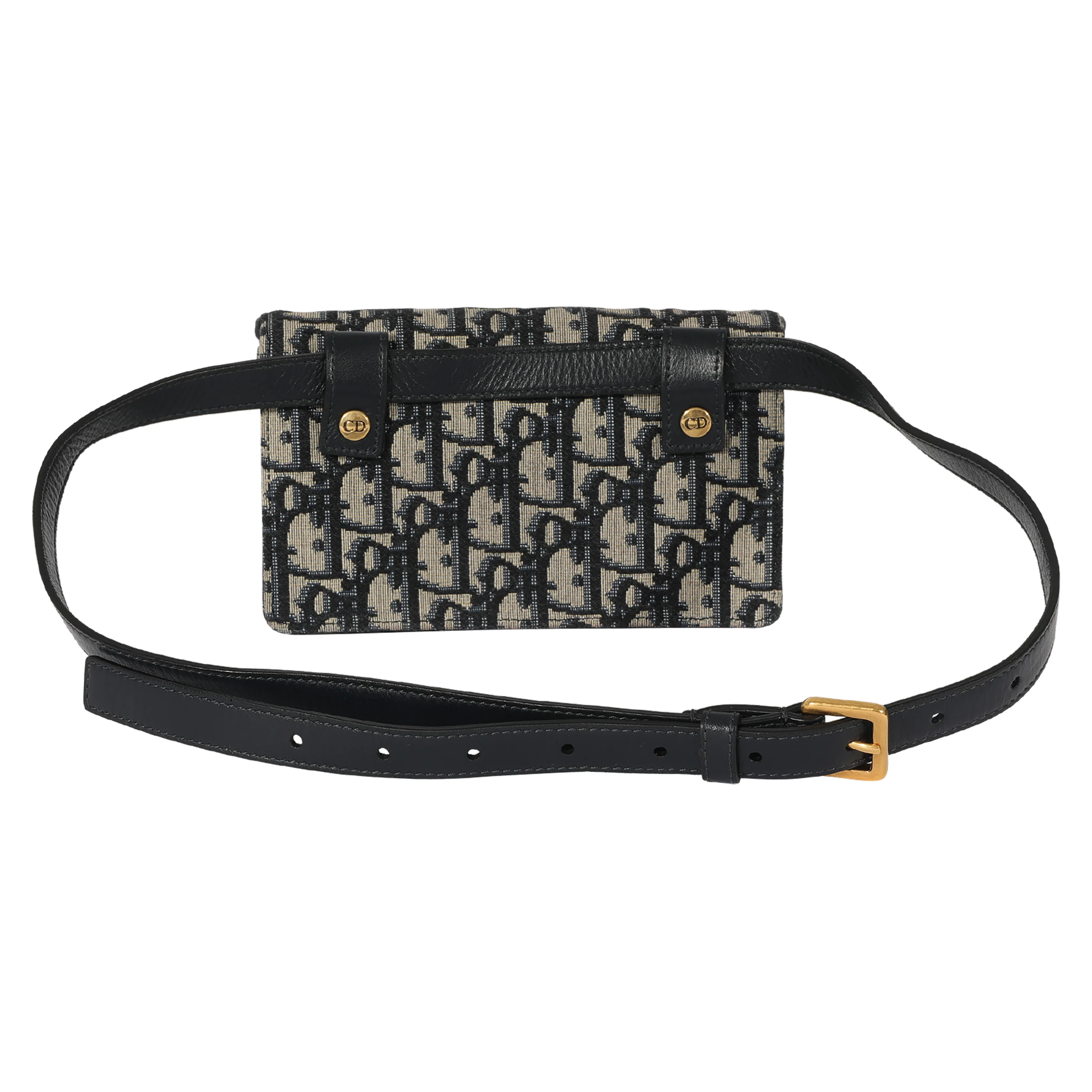 Dior Oblique Canvas Saddle Belt Pouch - Image 3
