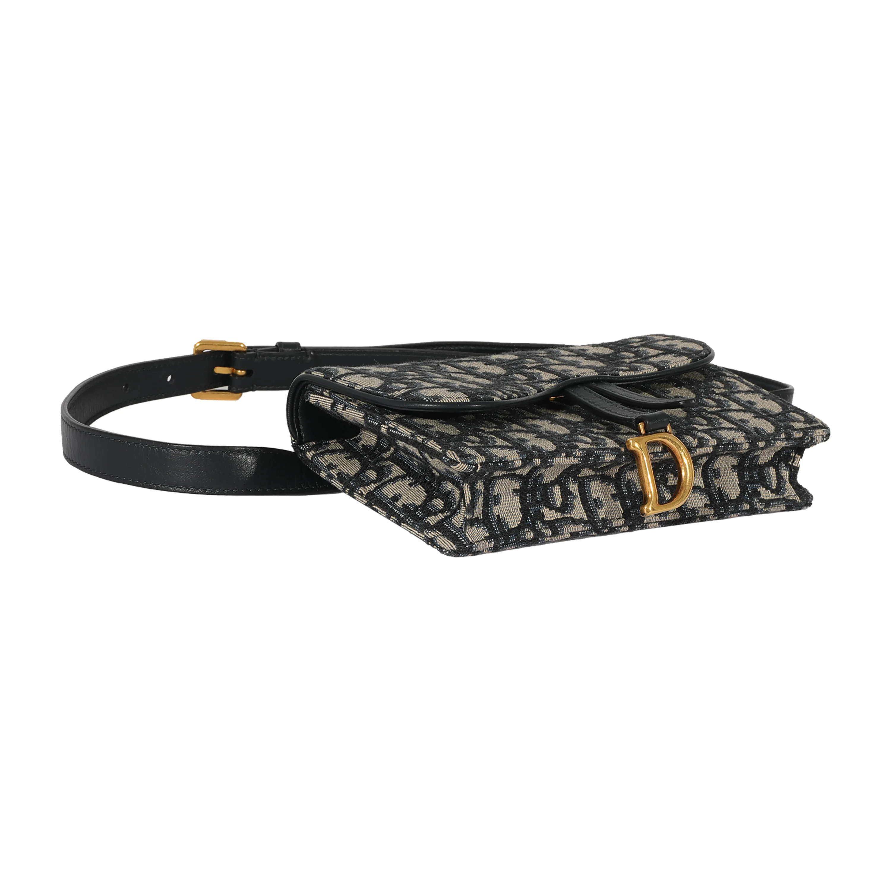 Dior Oblique Canvas Saddle Belt Pouch - Image 6
