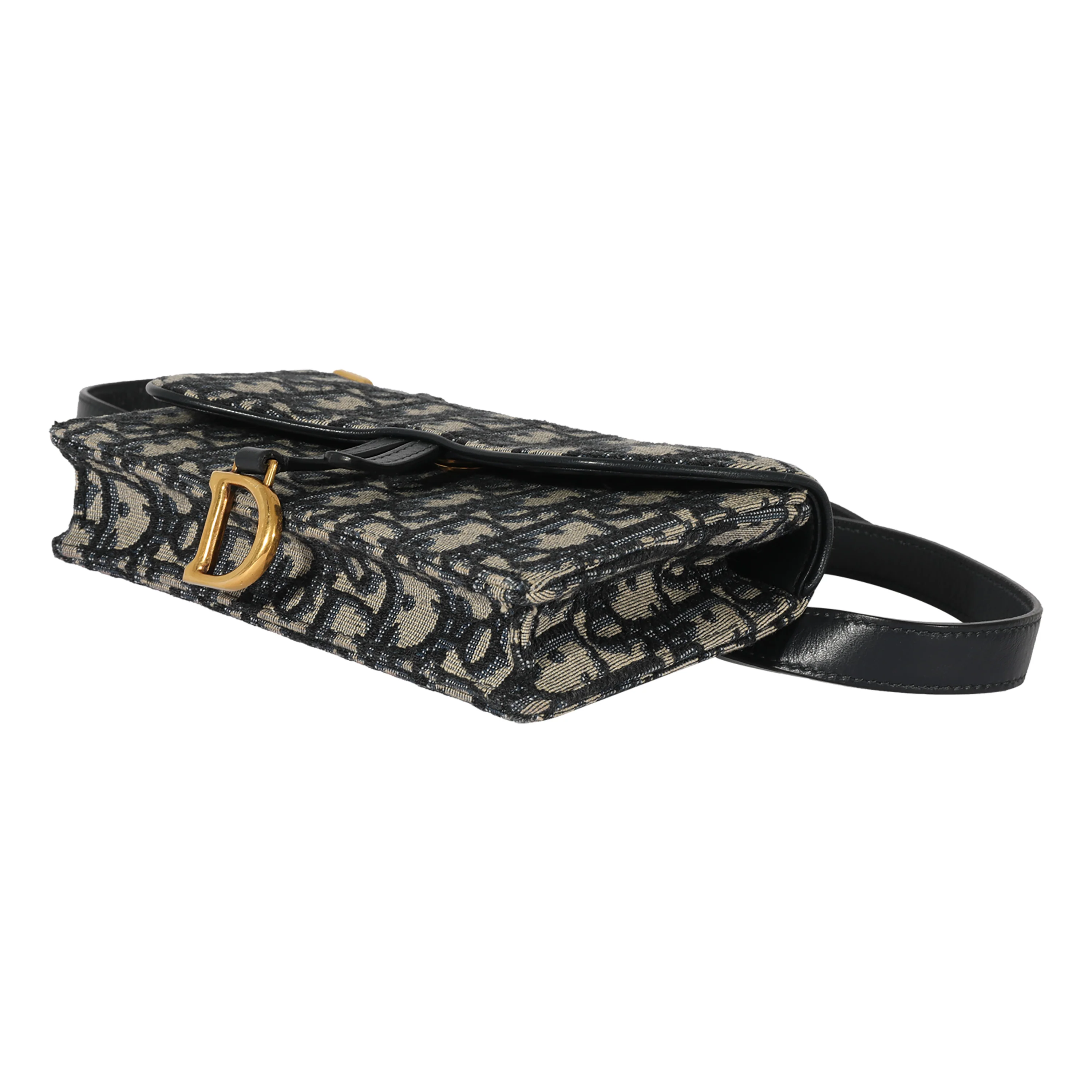Dior Oblique Canvas Saddle Belt Pouch - Image 7