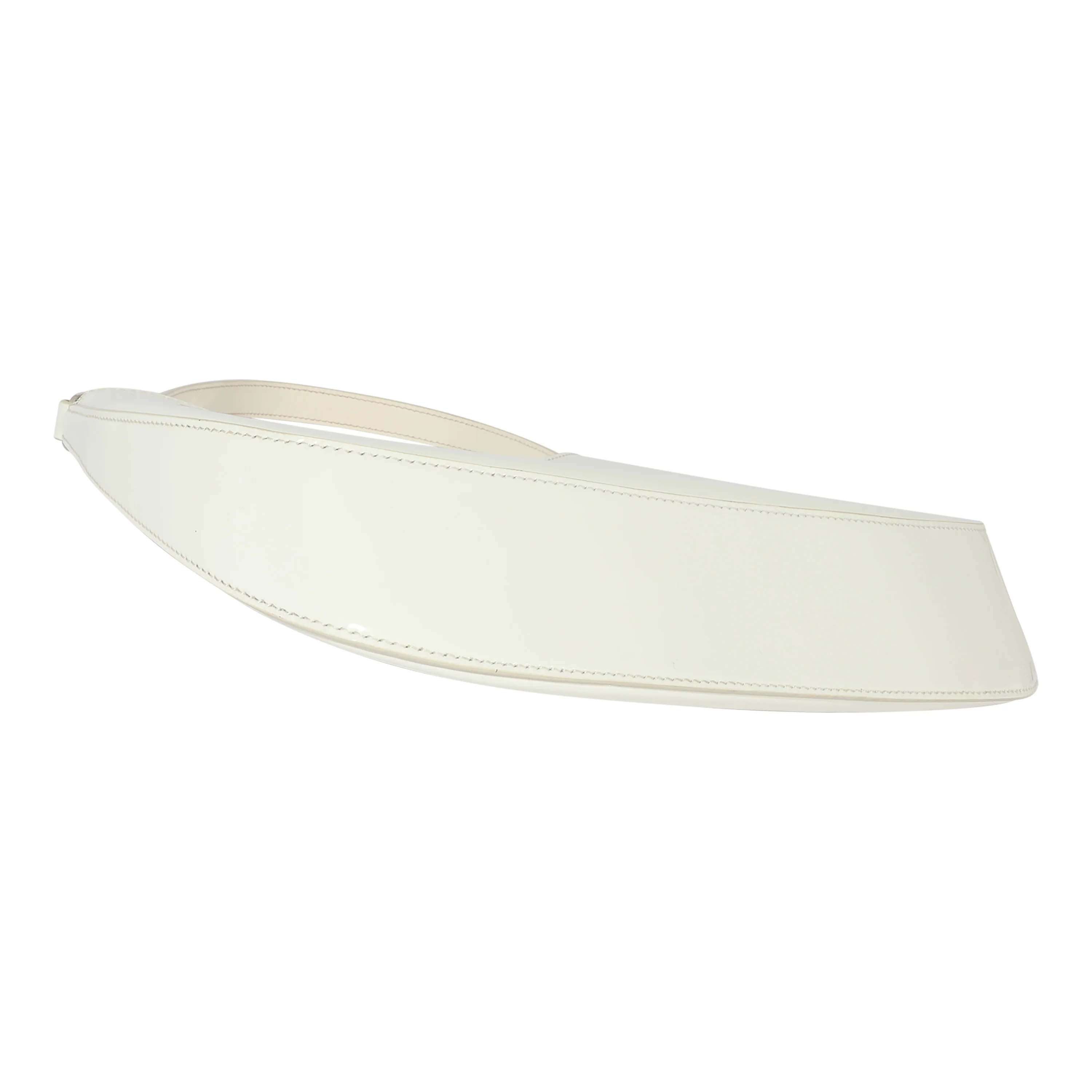 Prada White Brushed Leather Cleo - Image 6