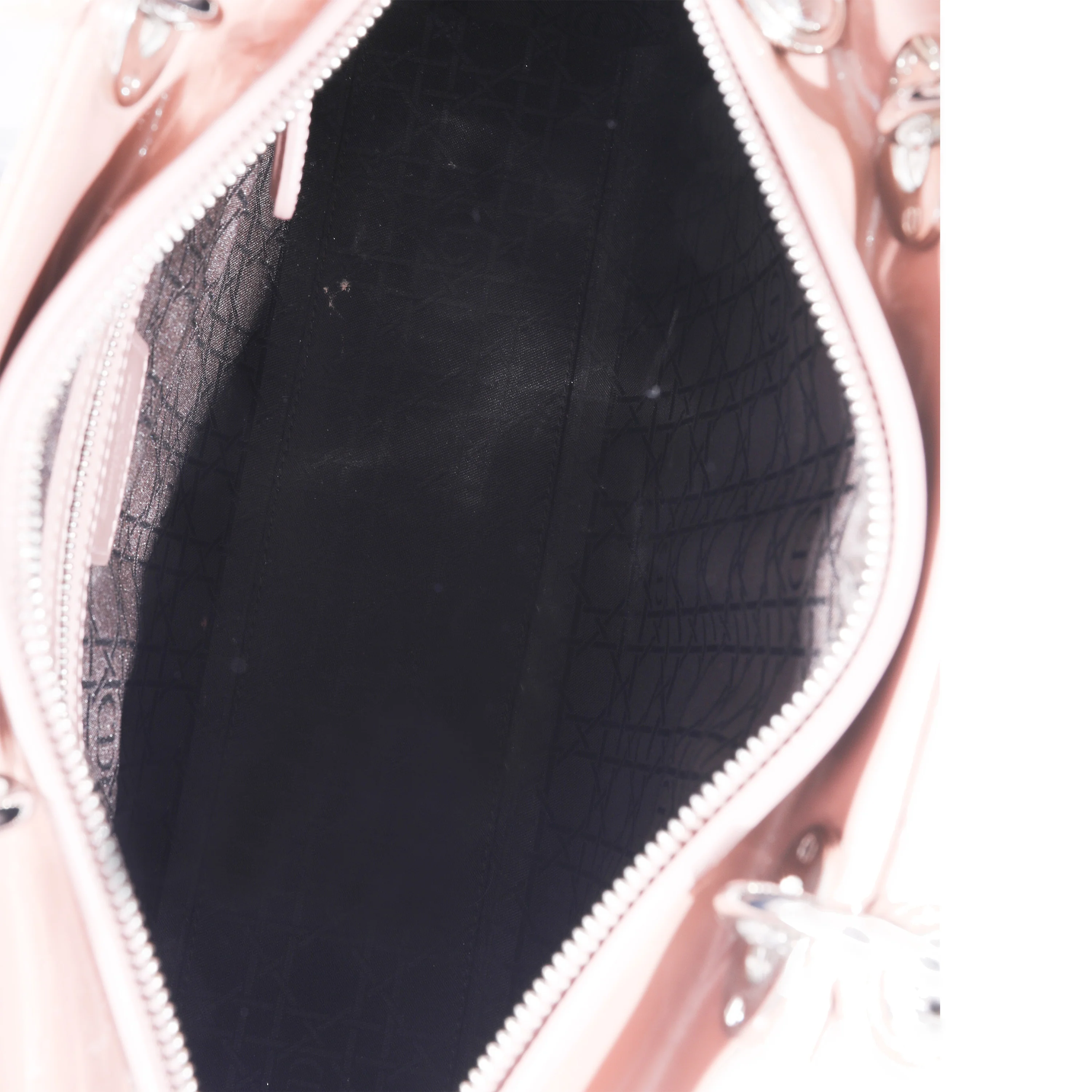 Christian Dior Mauve Patent Large Lady Dior - Image 4
