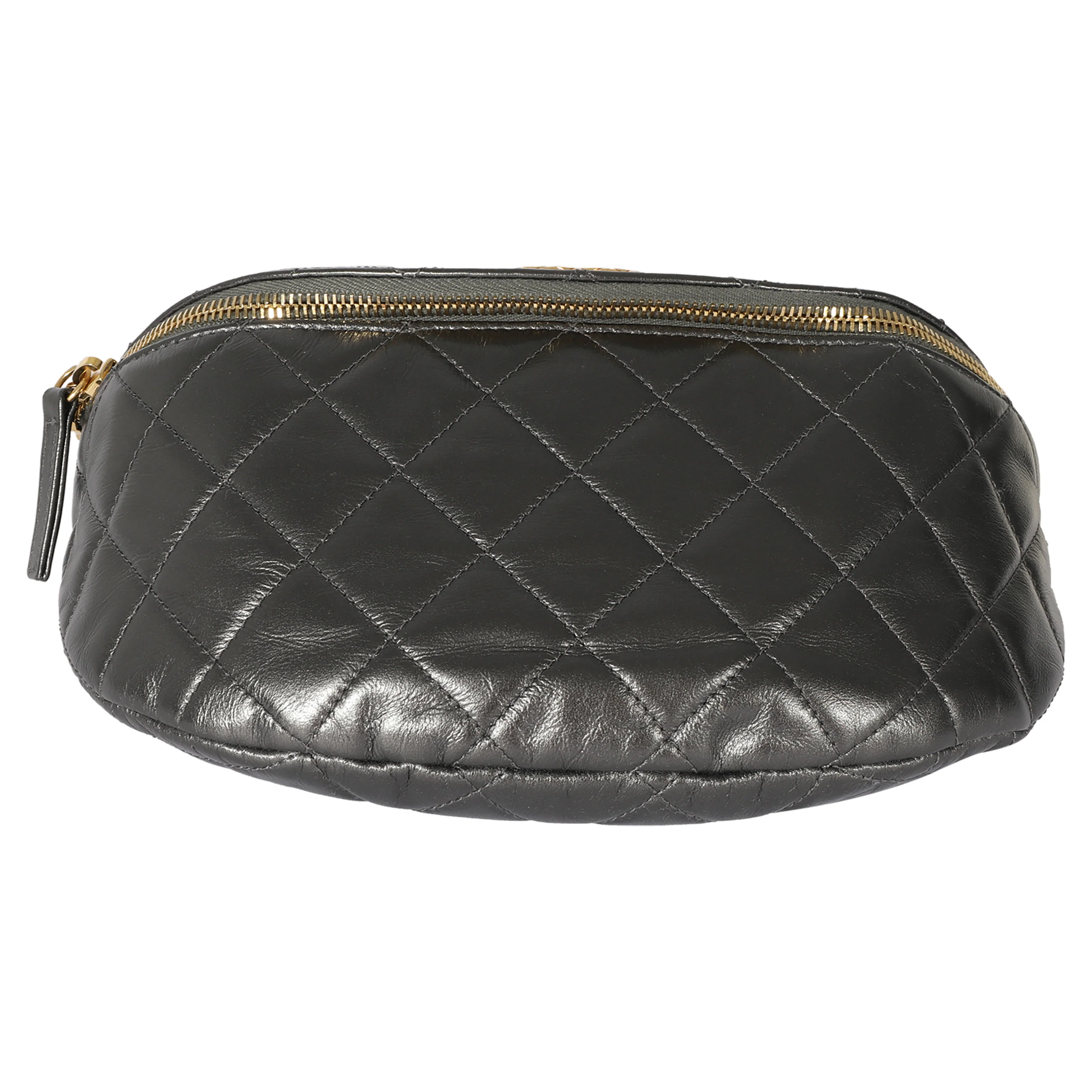 Chanel Metallic Quilted Calfskin Jeweled CC Crossbody Bag - Image 5
