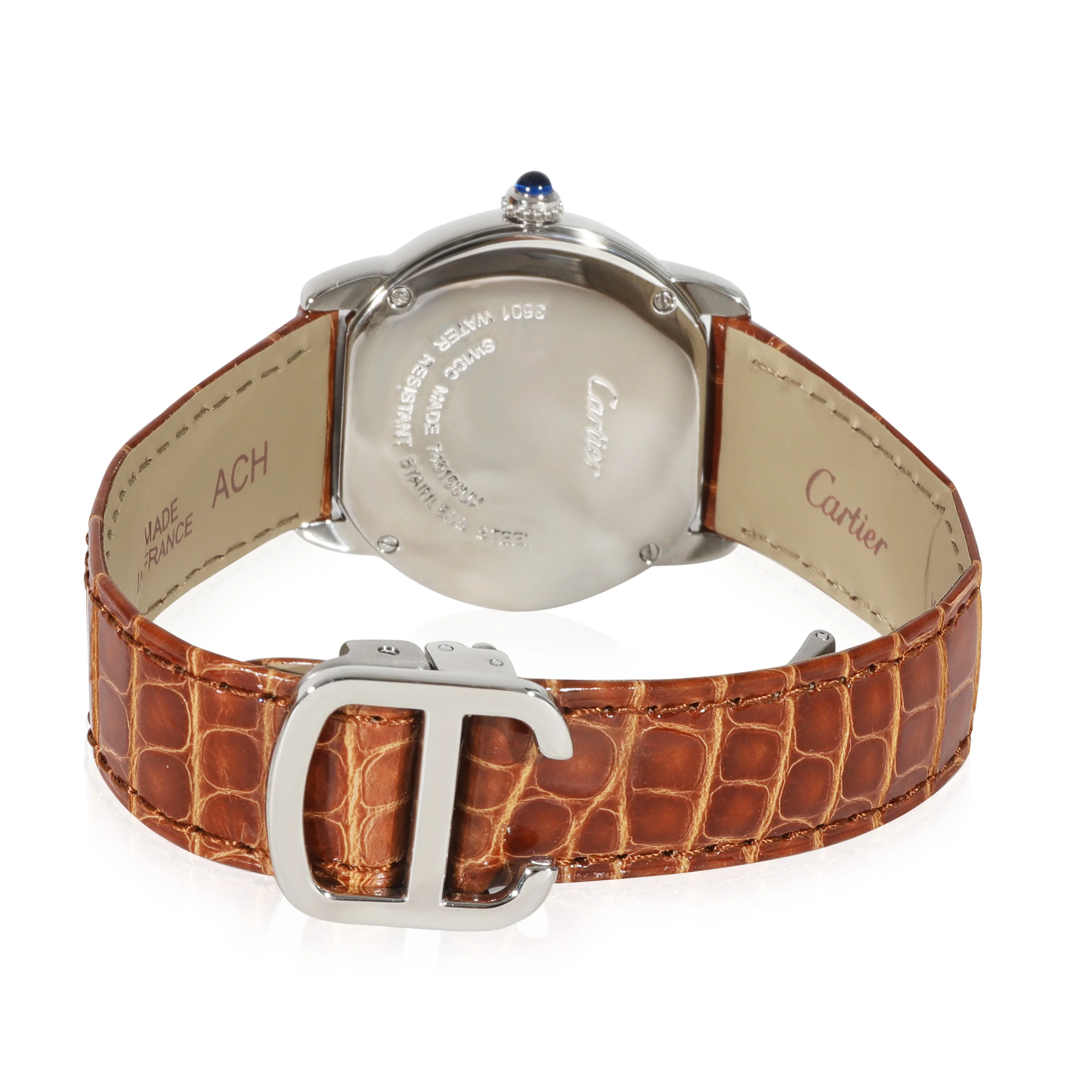 Cartier Ronde Solo W670155 Womens Watch in  Stainless Steel - Image 4