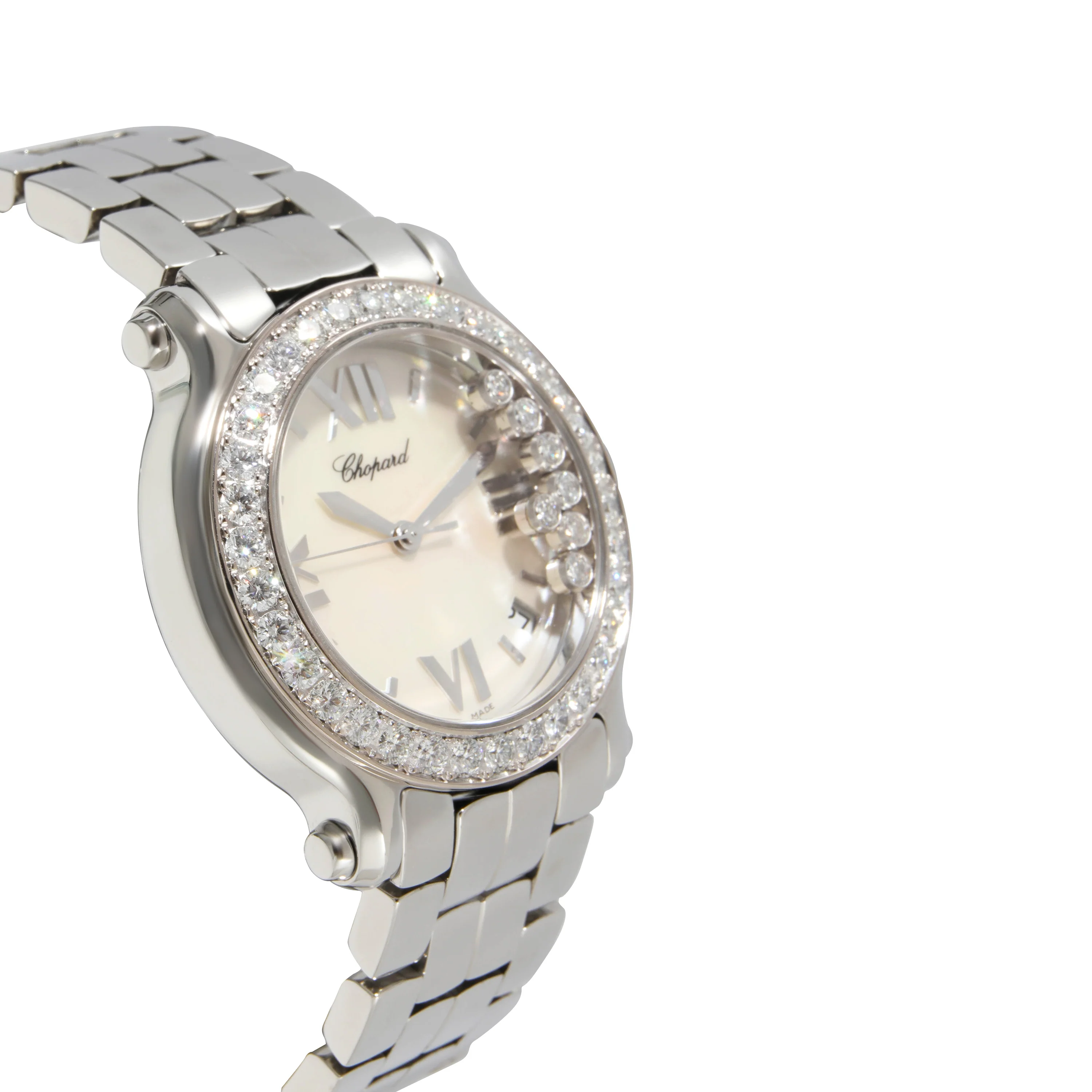 Chopard Happy Sport 6408 Unisex Watch in Stainless Steel/White Gold - Image 2