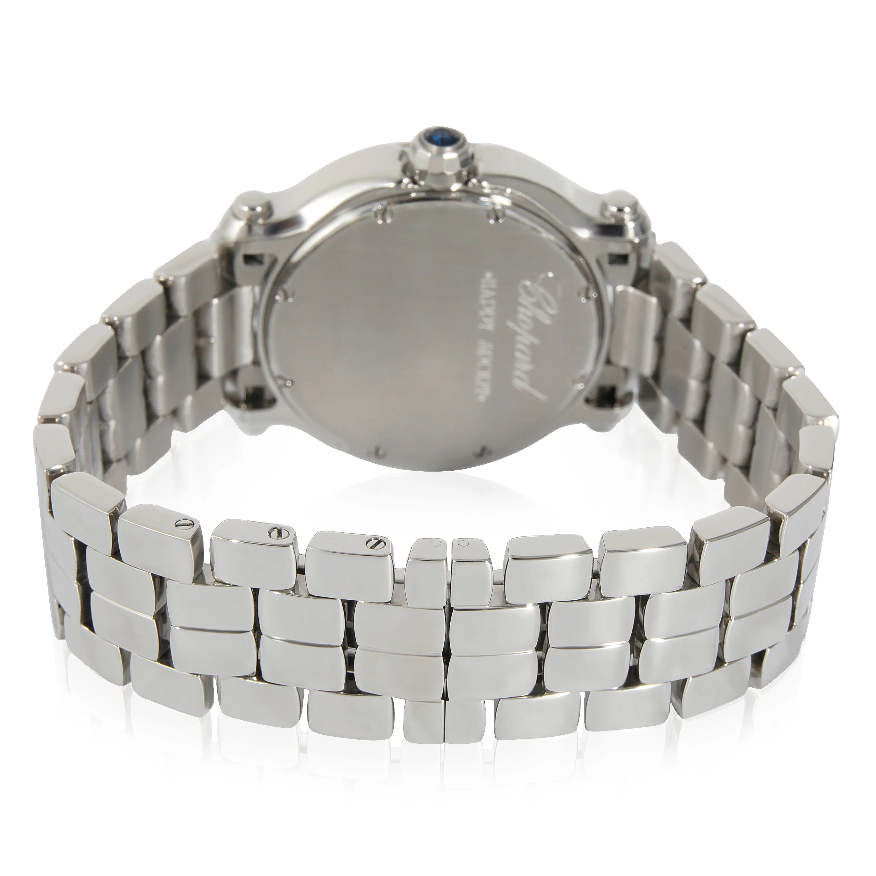 Chopard Happy Sport 6408 Unisex Watch in Stainless Steel/White Gold - Image 4