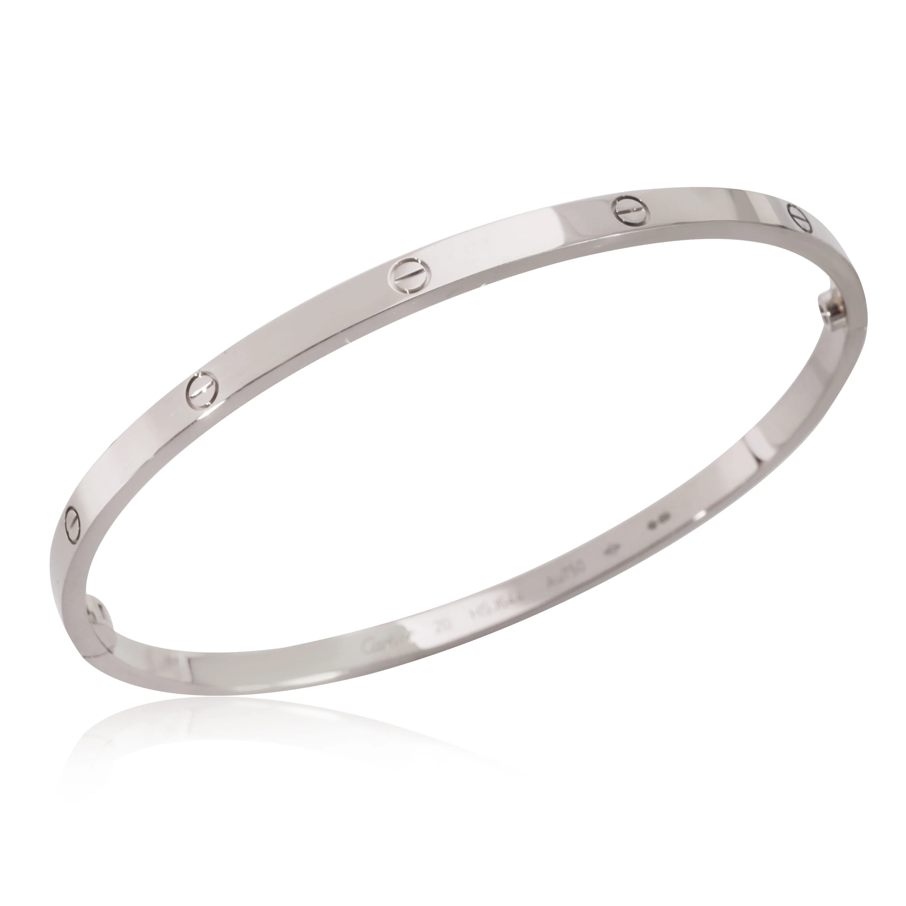 Cartier Love Bracelet in 18k White Gold - Image 3
