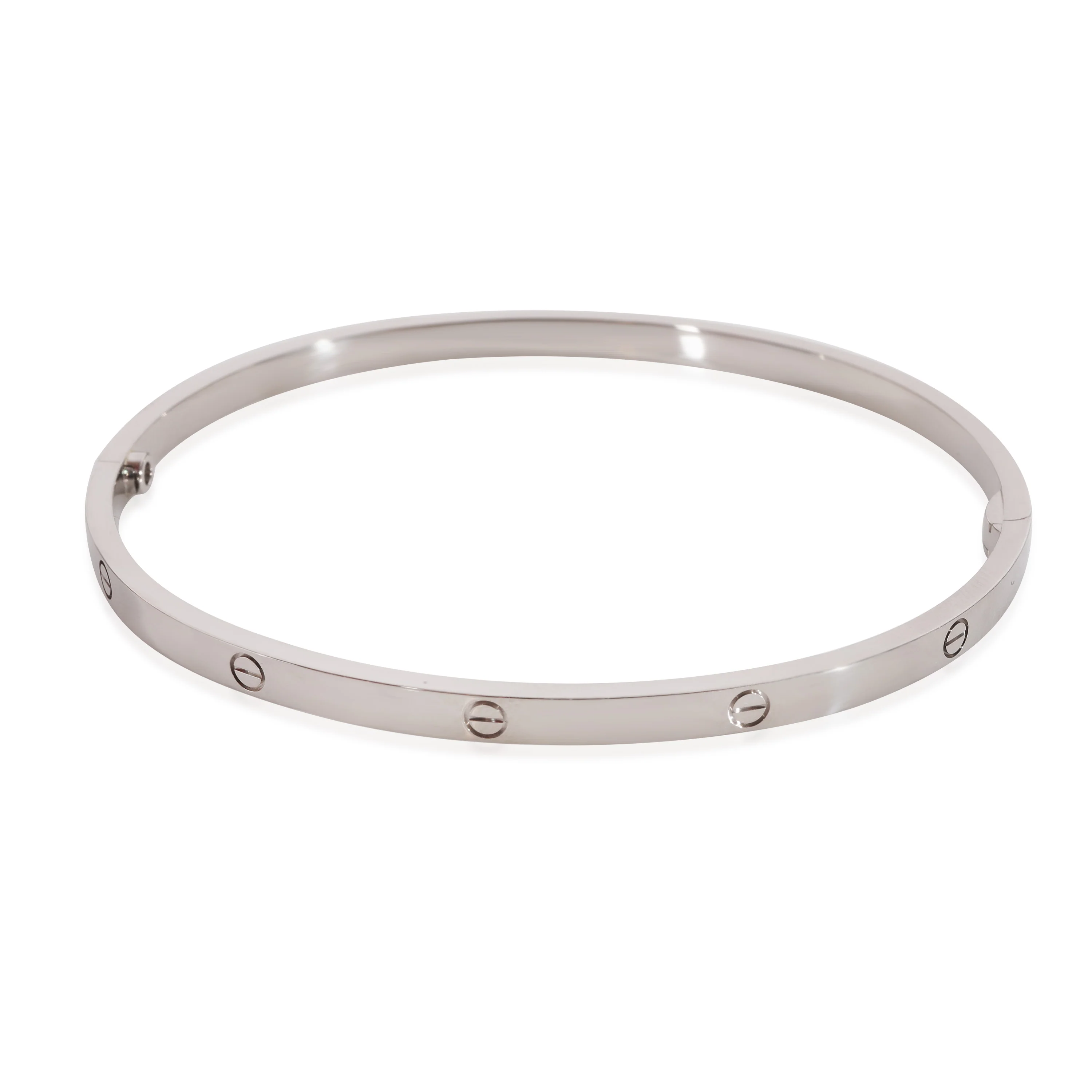 Cartier Love Bracelet in 18k White Gold - Image 4