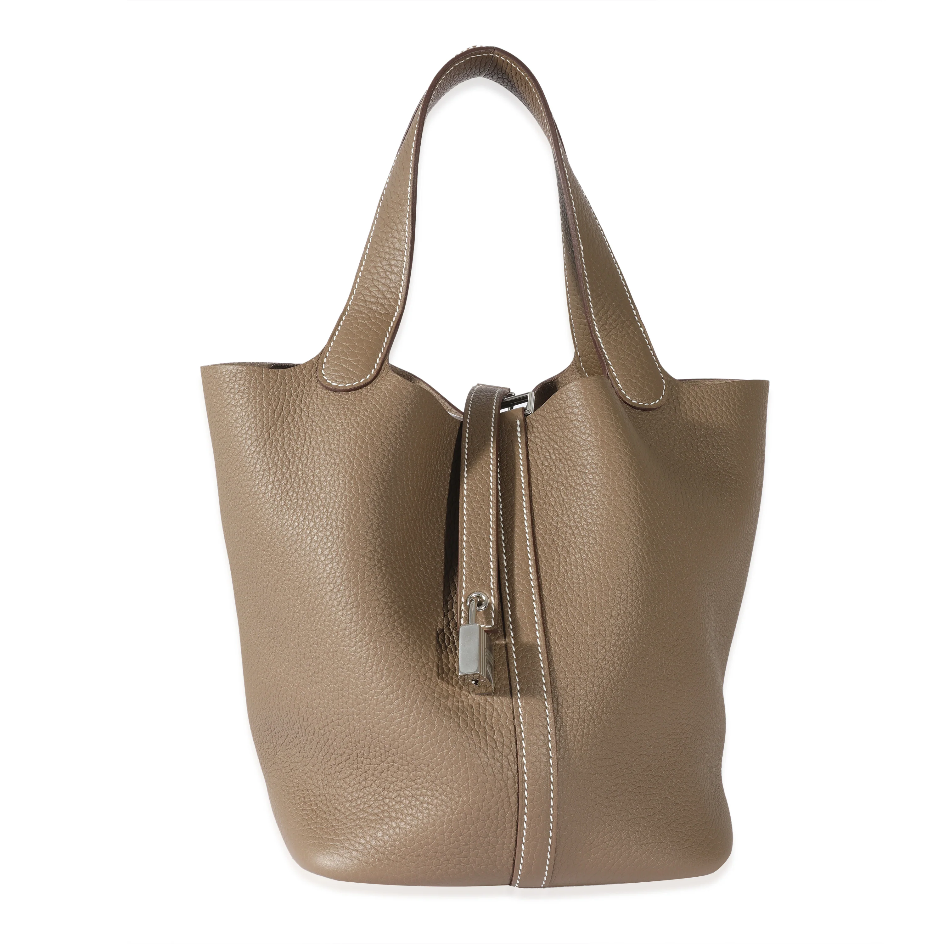 Hermes Etoupe Clemence Picotin 22 MM - Image 3
