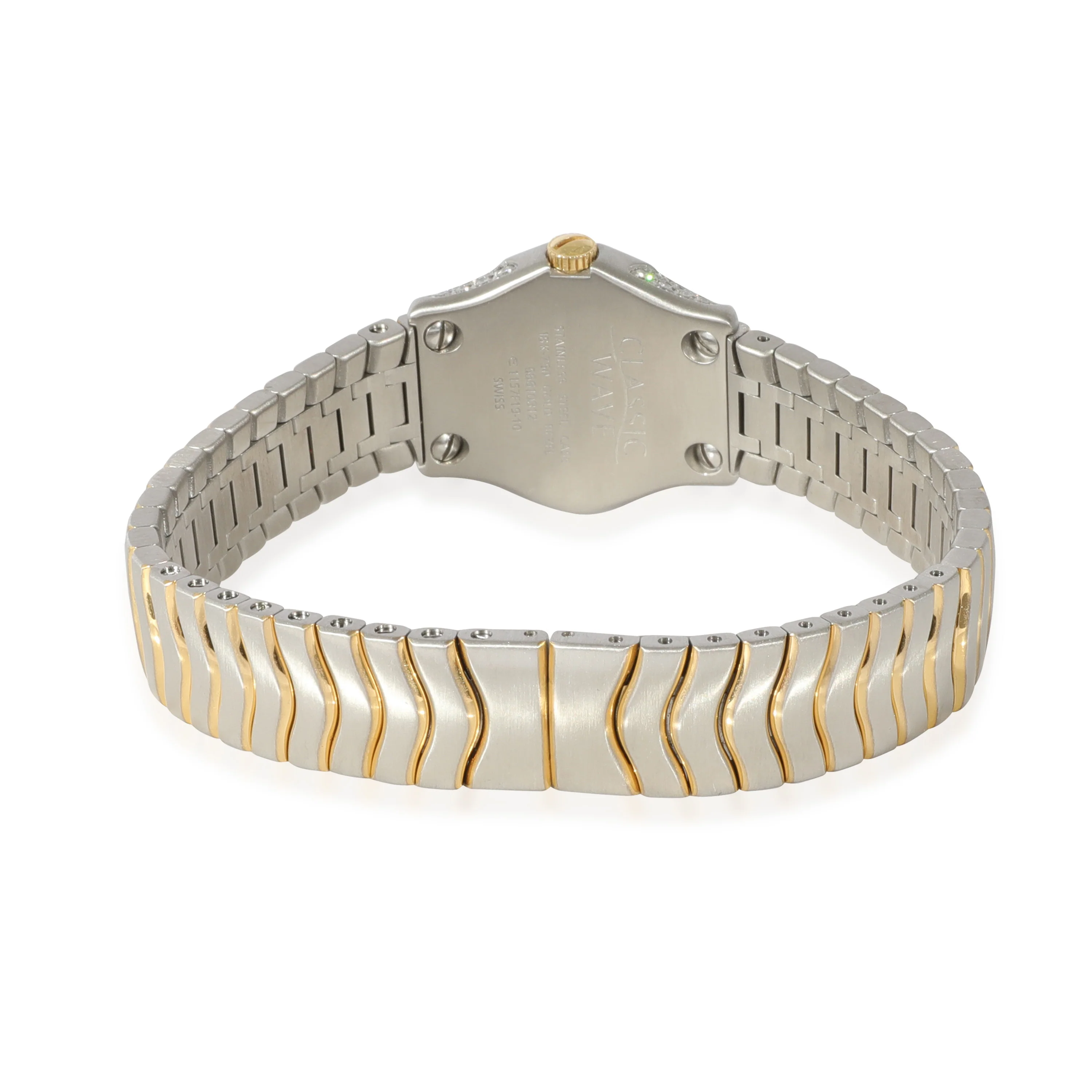 Ebel Classic Wave 1157F19-10 Womens Watch in 18kt Stainless Steel/Yellow Gold - Image 4