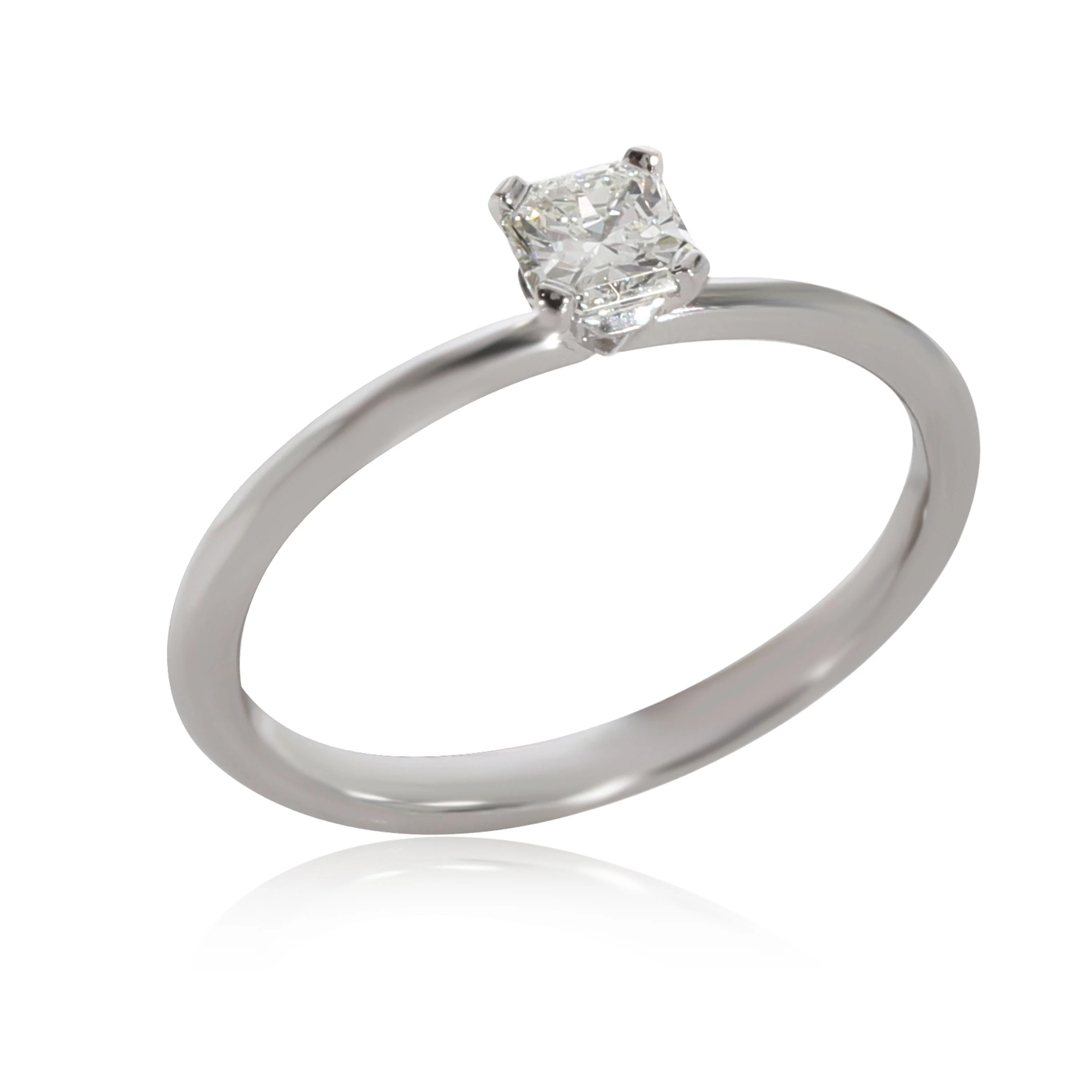 Tiffany & Co. True Diamond Solitaire Ring in Platinum I VS1 0.27 CTW - Image 3