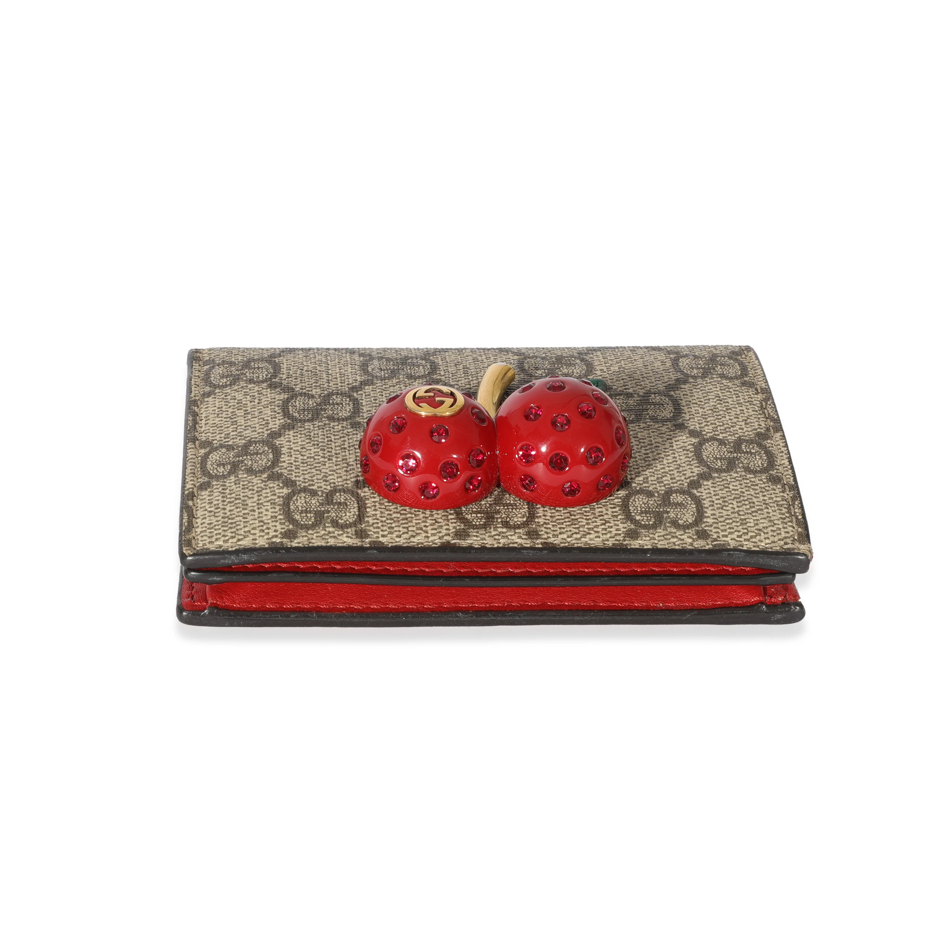 Gucci GG Supreme Cherries Card Case Wallet - Image 5