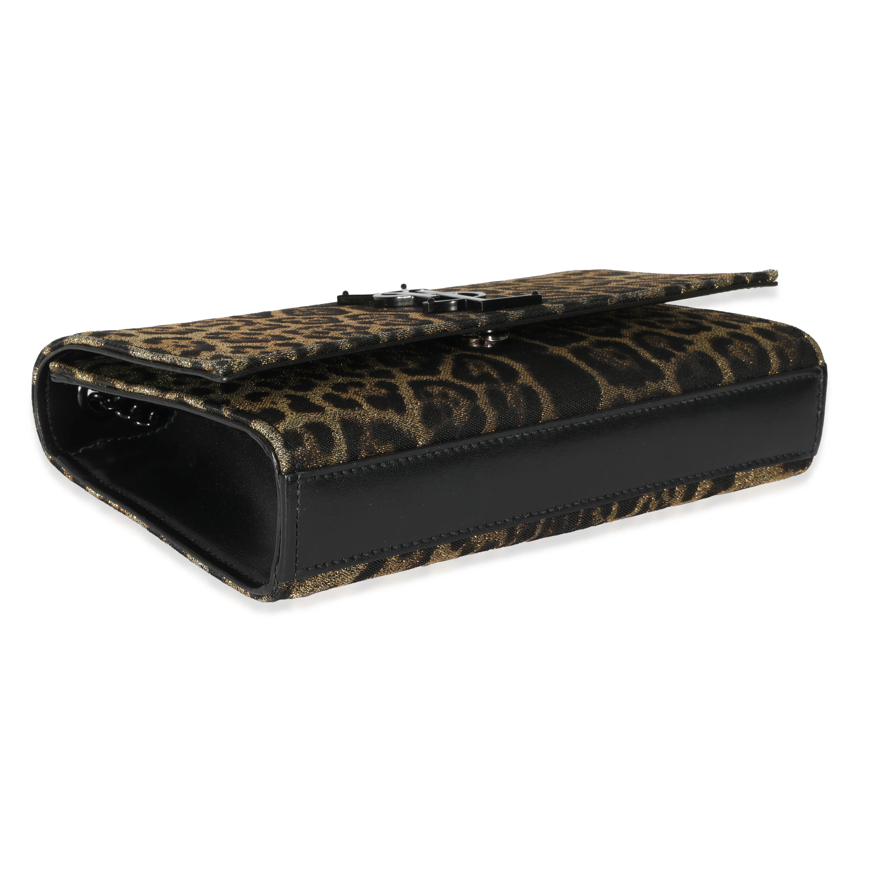 Brocade Leopard Kate Bag - Image 6