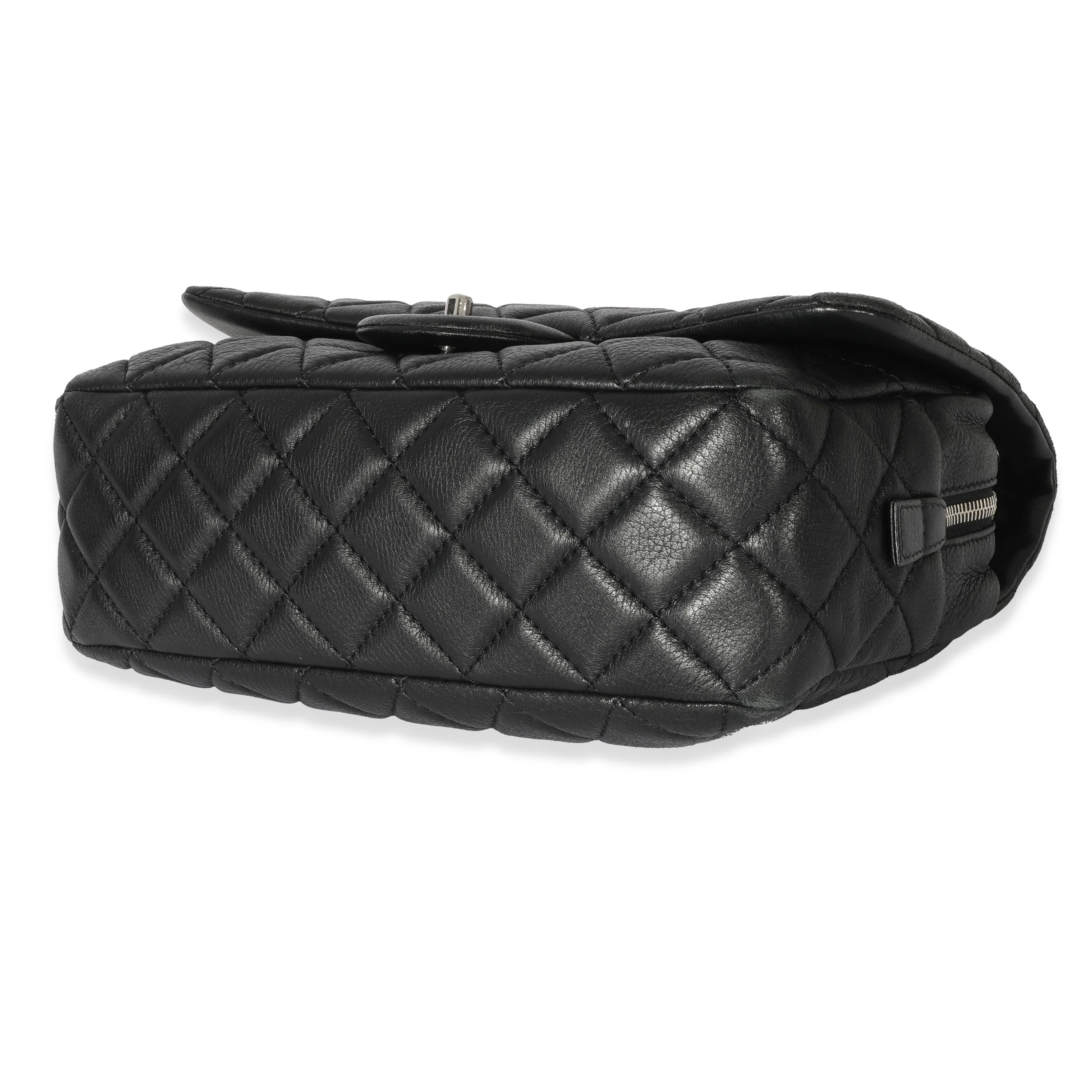 Chanel Black Leather Casual Journey Flap Bag - Image 7