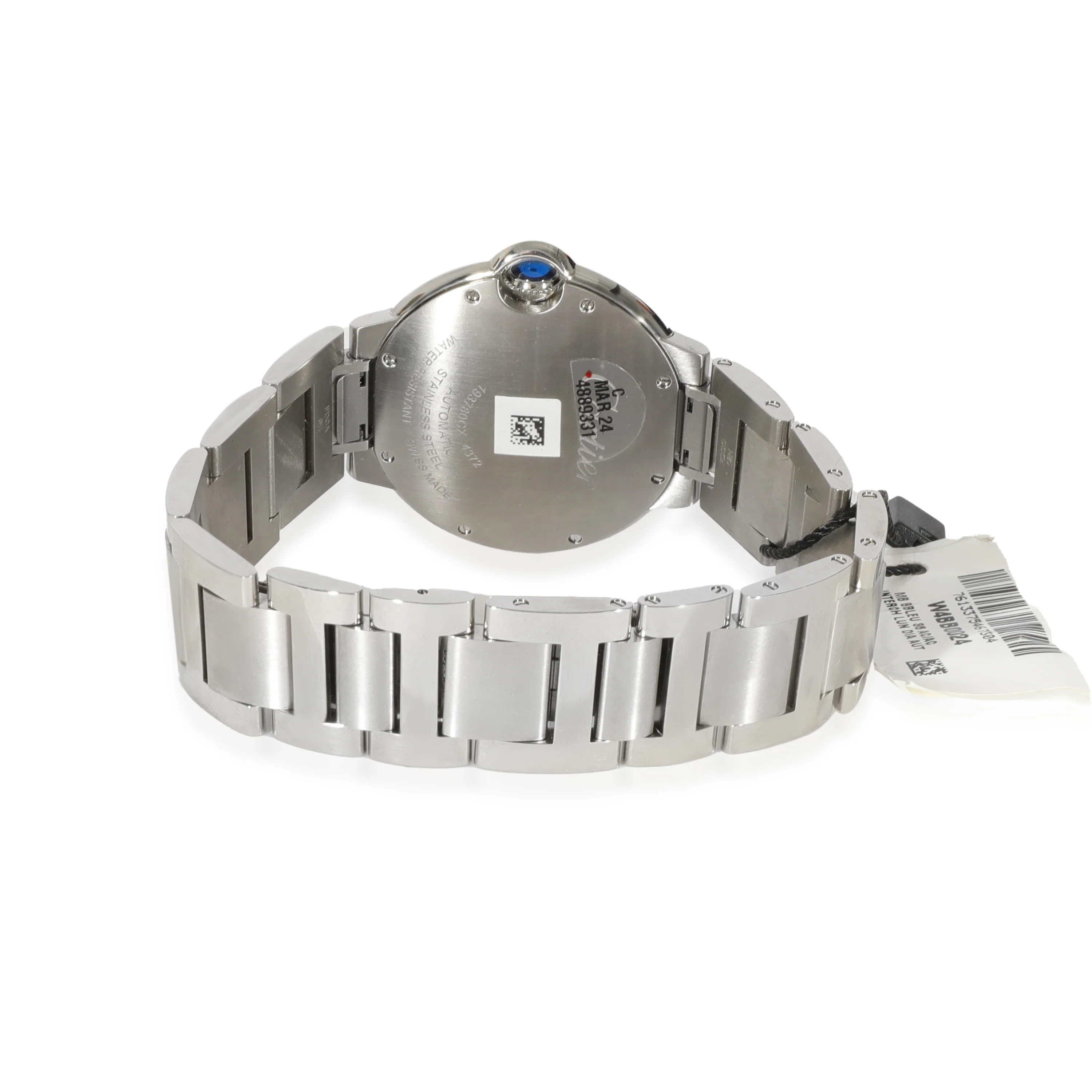 Cartier Ballon Bleu W4BB0024 Unisex Watch in Stainless Steel - Image 4