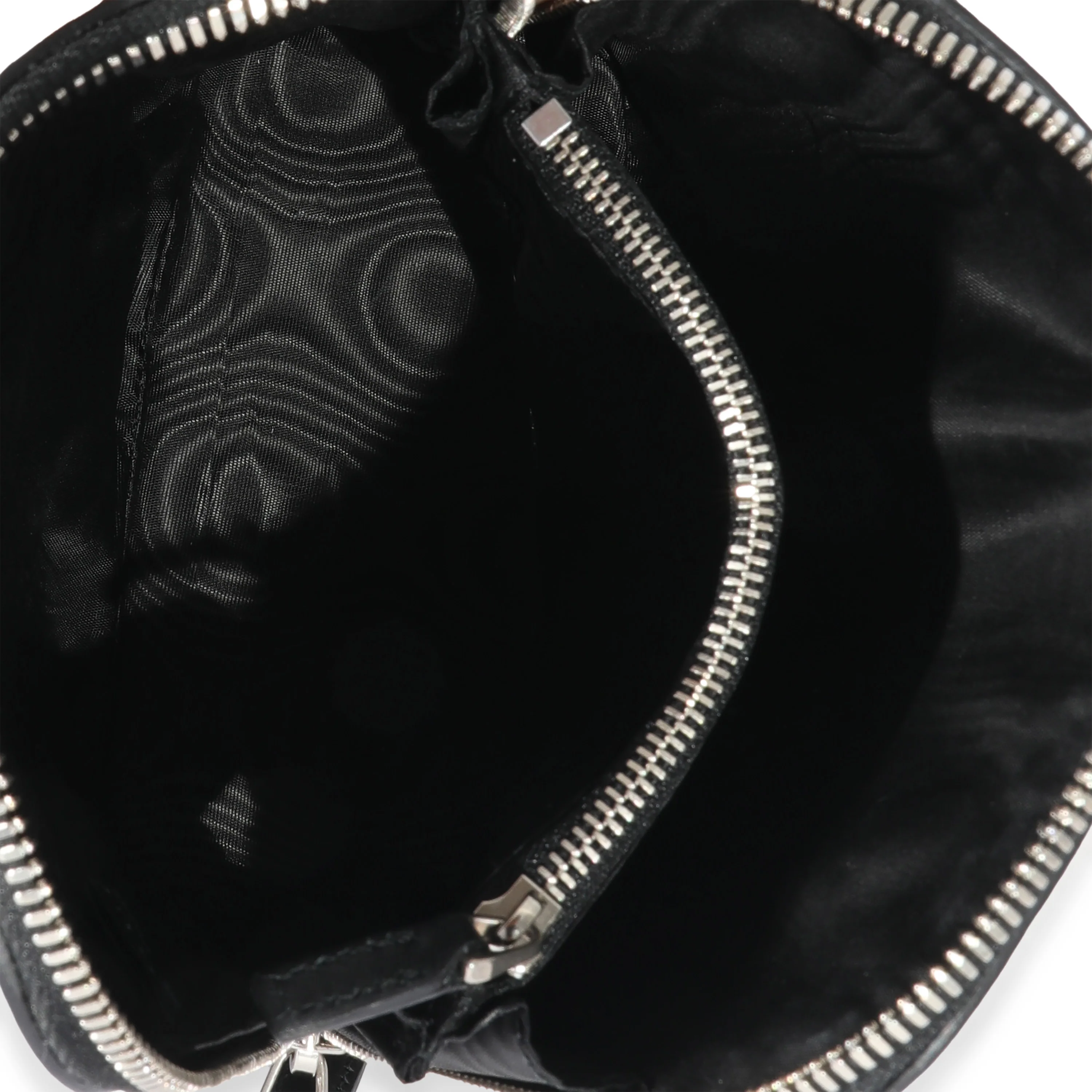 Black Leather Sega Script Dome Bag - Image 8
