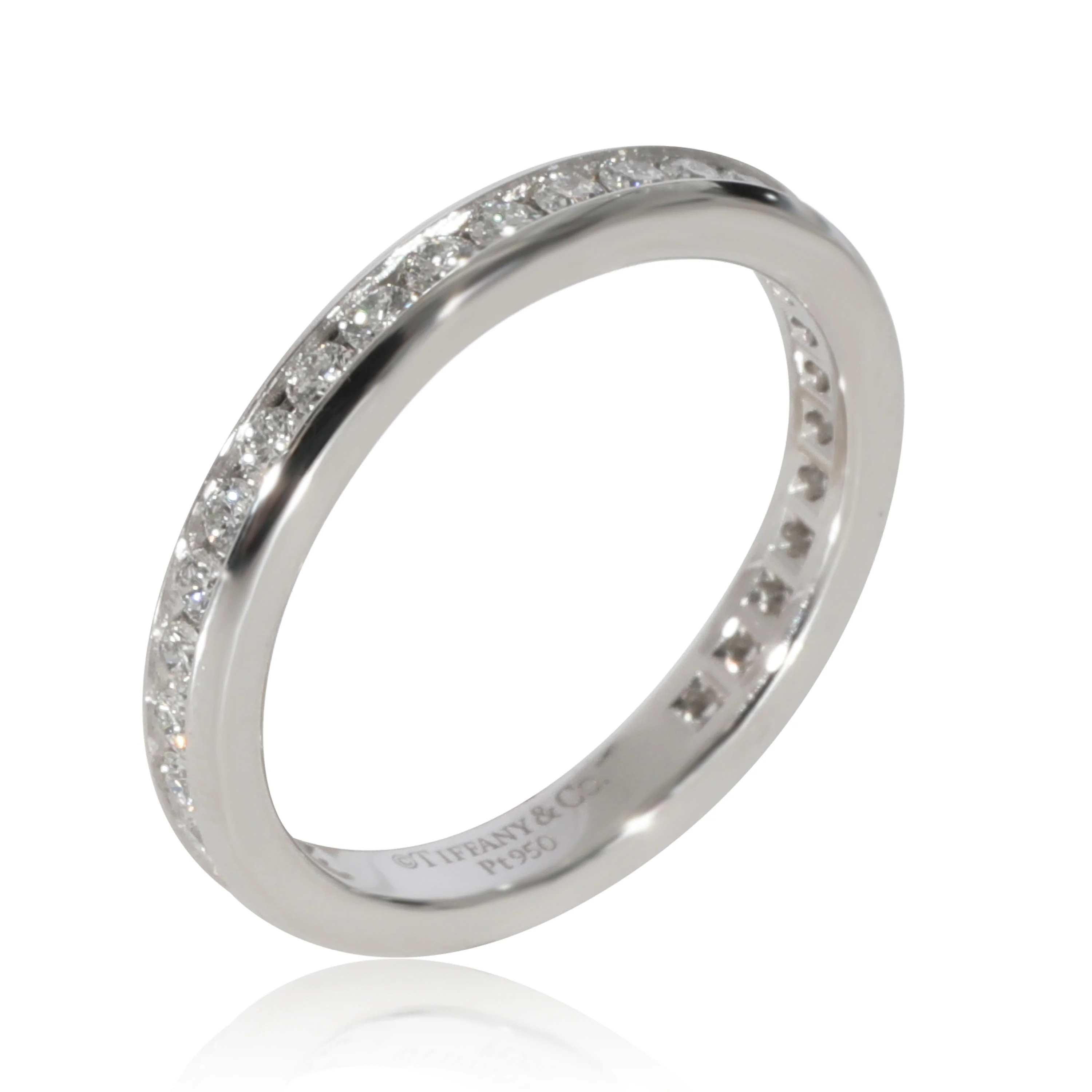Channel Set Diamond 2.5 mm Eternity Band in Platinum 0.56 CTW - Image 3
