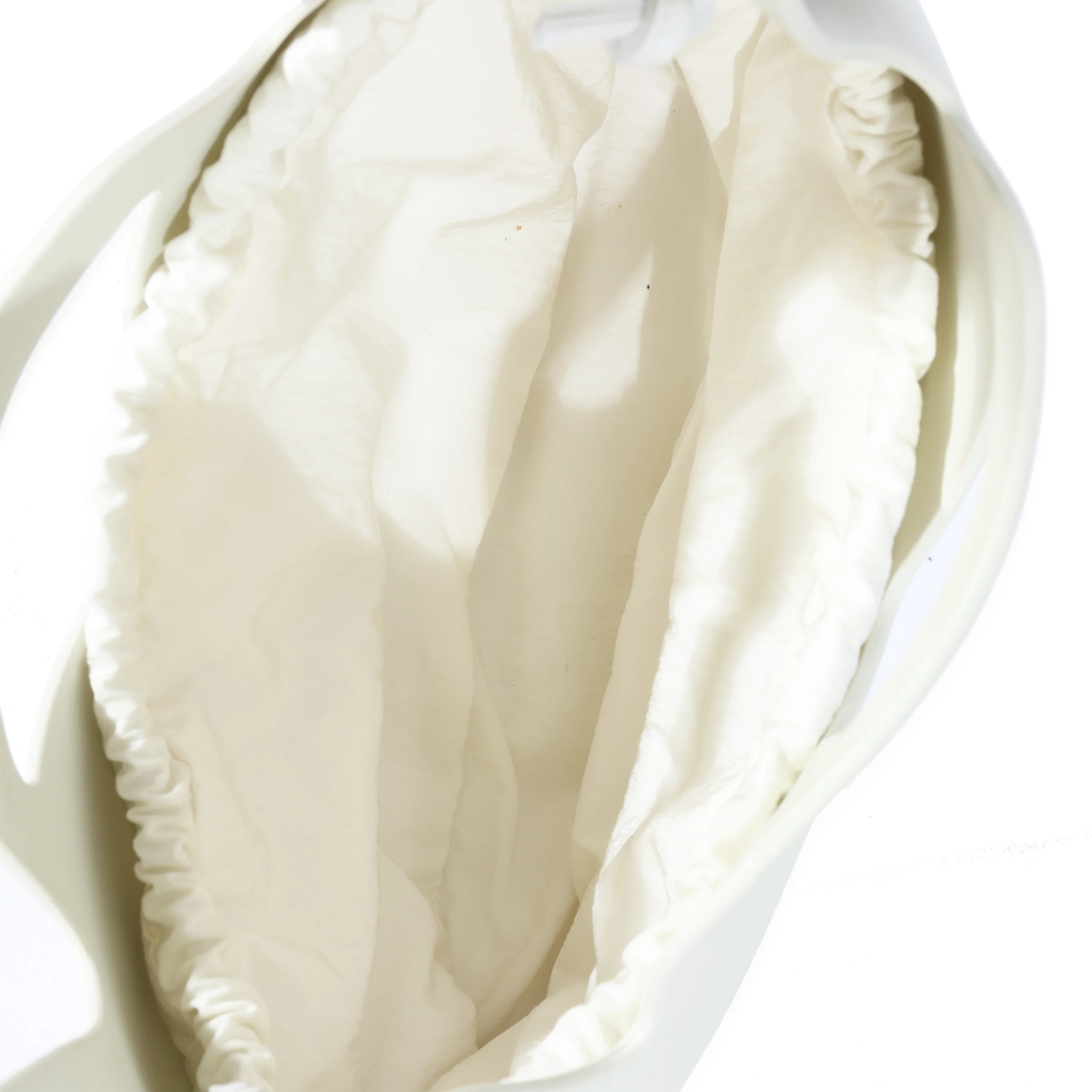 White Rubber Small Punch Bag - Image 4
